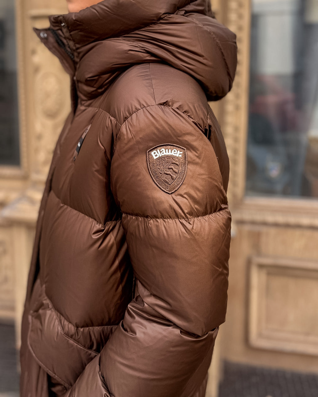 BLAUER Lena hosszú női pehelykabát
