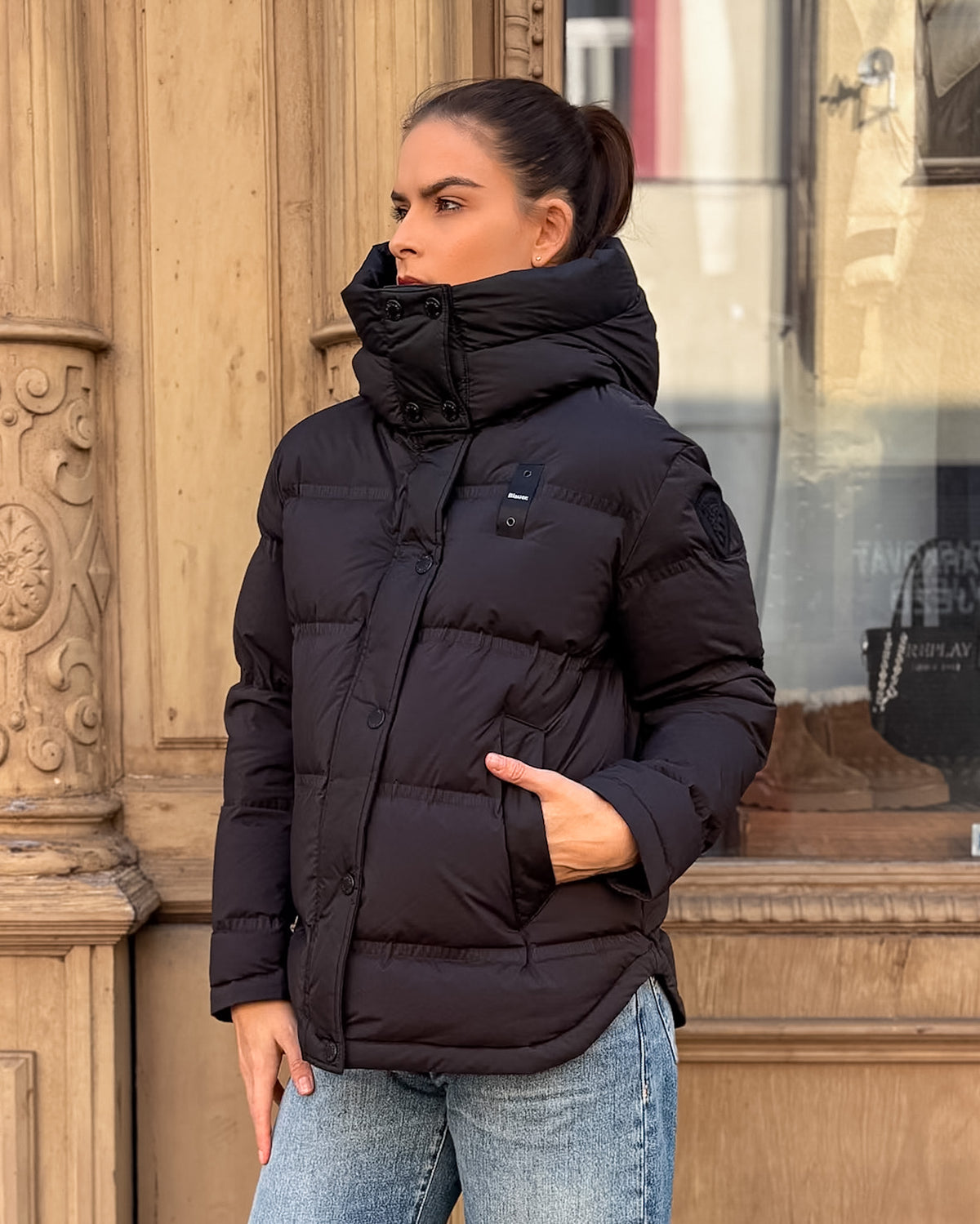 DÁMSKÁ PÉŘOVÁ BUNDA BLAUER BETHUNE