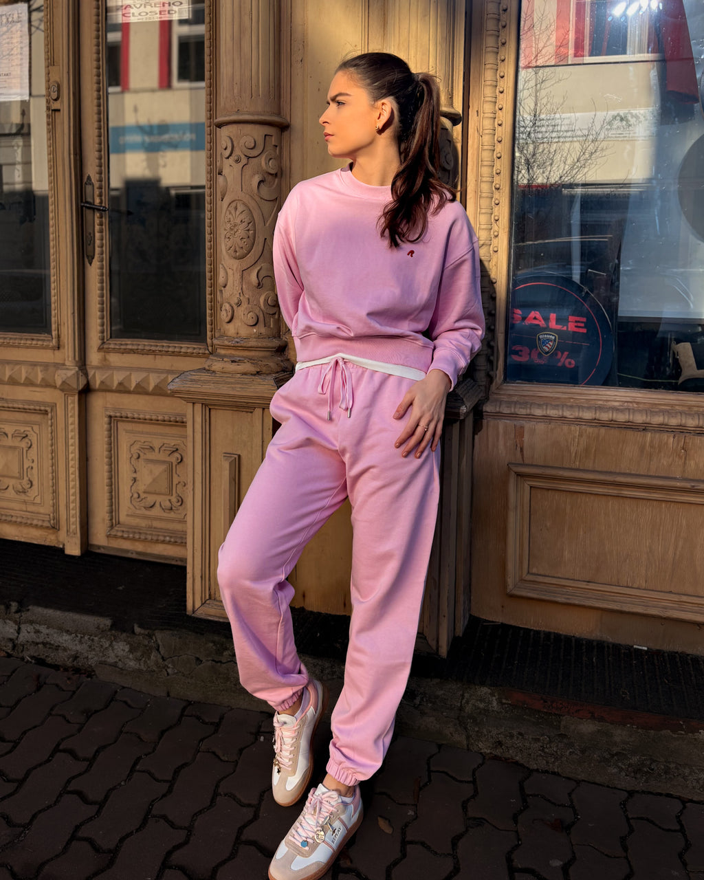 DÁMSKÉ TEPLÁKOVÉ KALHOTY REPLAY S MANŽETAMI 