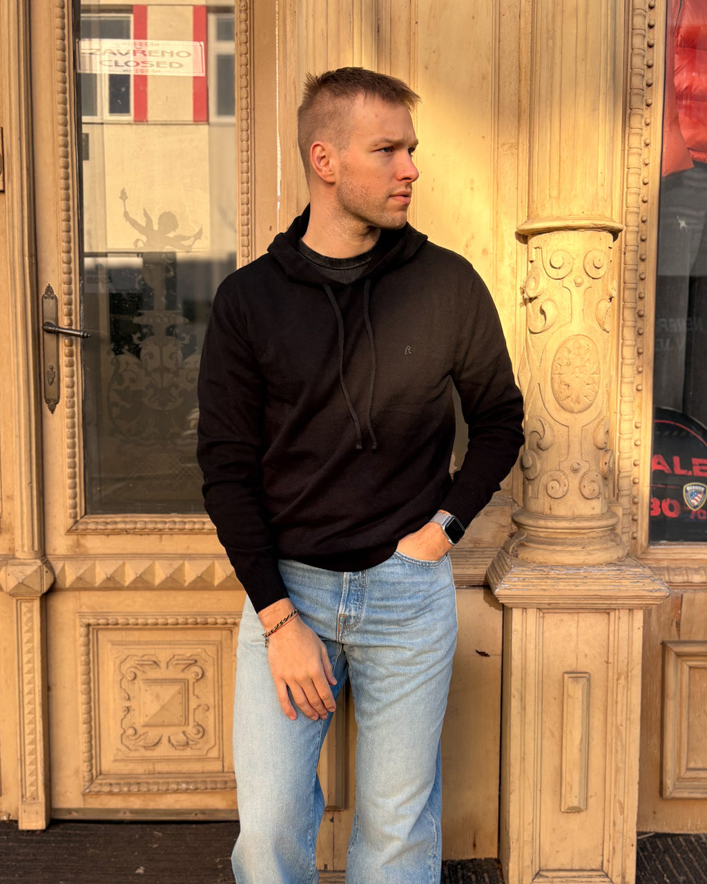 PÁNSKÝ SVETR REPLAY S KAPUCÍ 