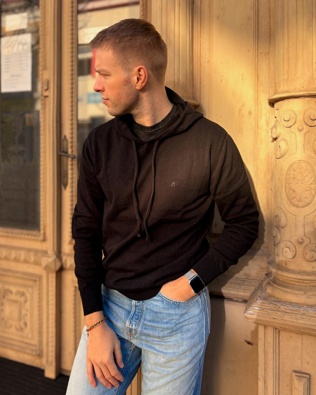 PÁNSKÝ SVETR REPLAY S KAPUCÍ 