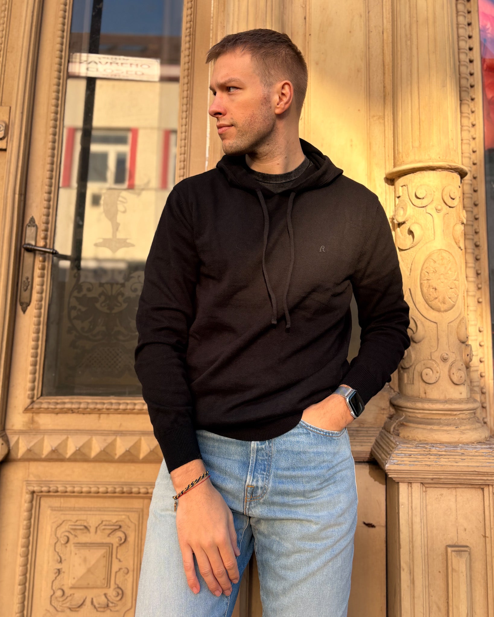 PÁNSKÝ SVETR REPLAY S KAPUCÍ 