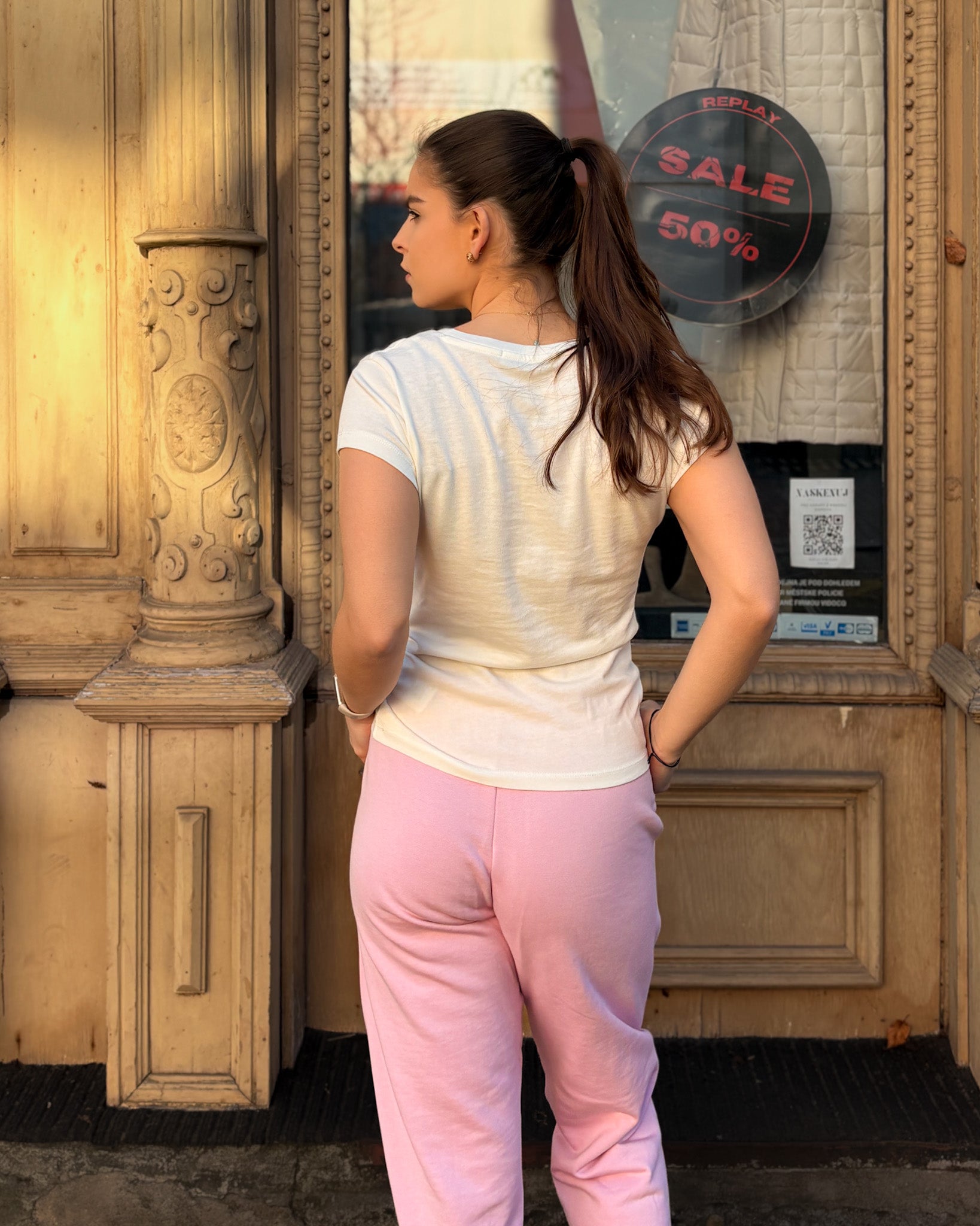 DÁMSKÉ TRIČKO REPLAY S POTISKEM “YOU WON MY HEART”