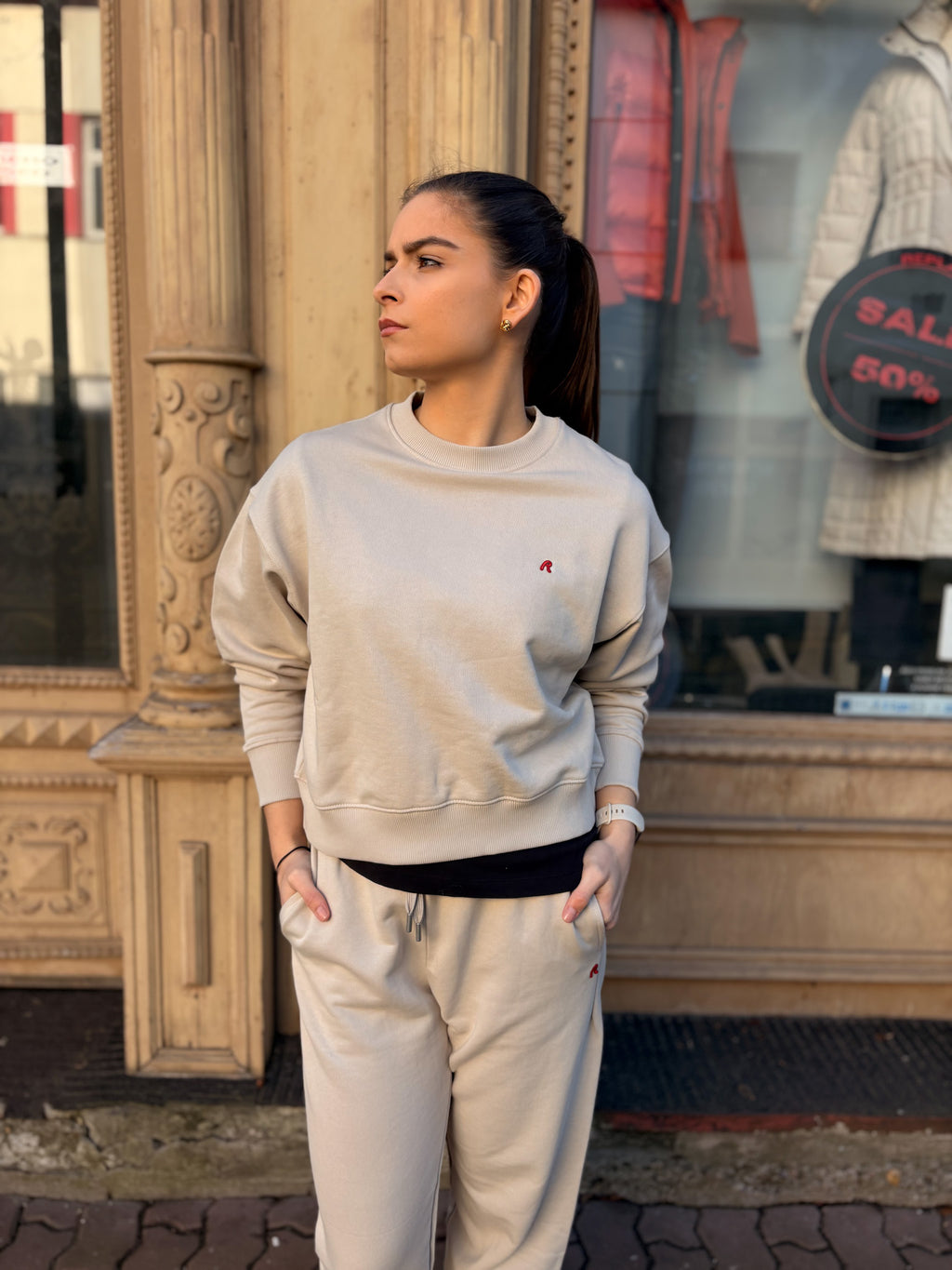 DÁMSKA MIKINA REPLAY BASIC STRIHU