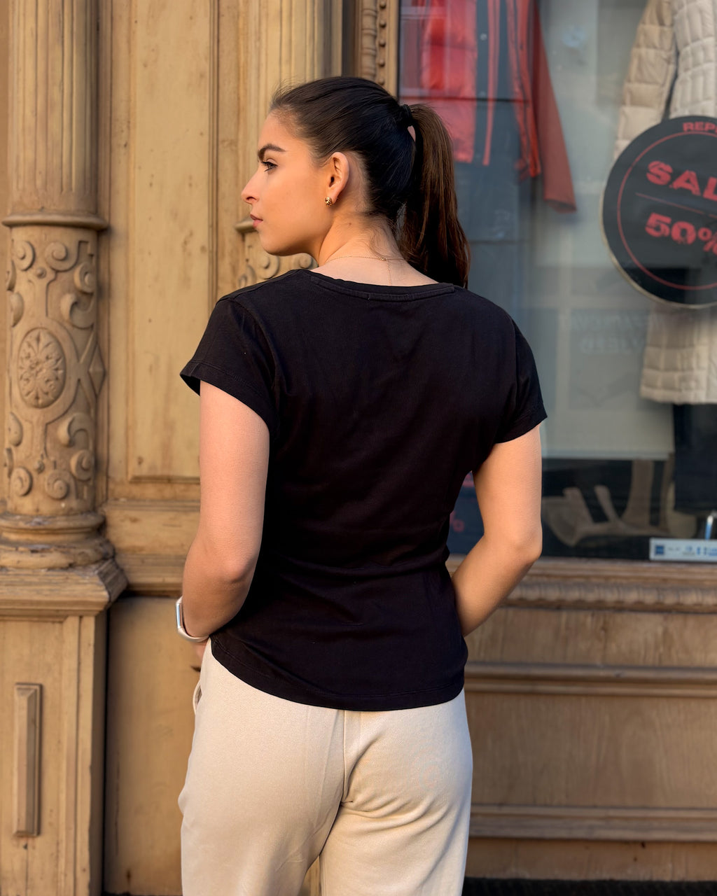 DÁMSKÉ TRIČKO REPLAY S POTISKEM “YOU WON MY HEART”