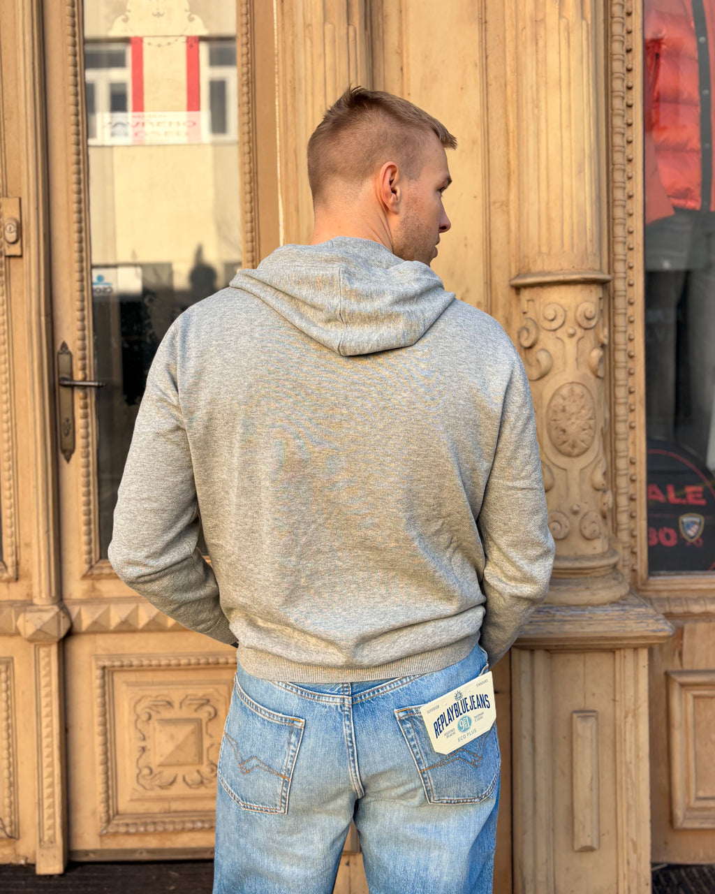 PÁNSKÝ SVETR REPLAY S KAPUCÍ 