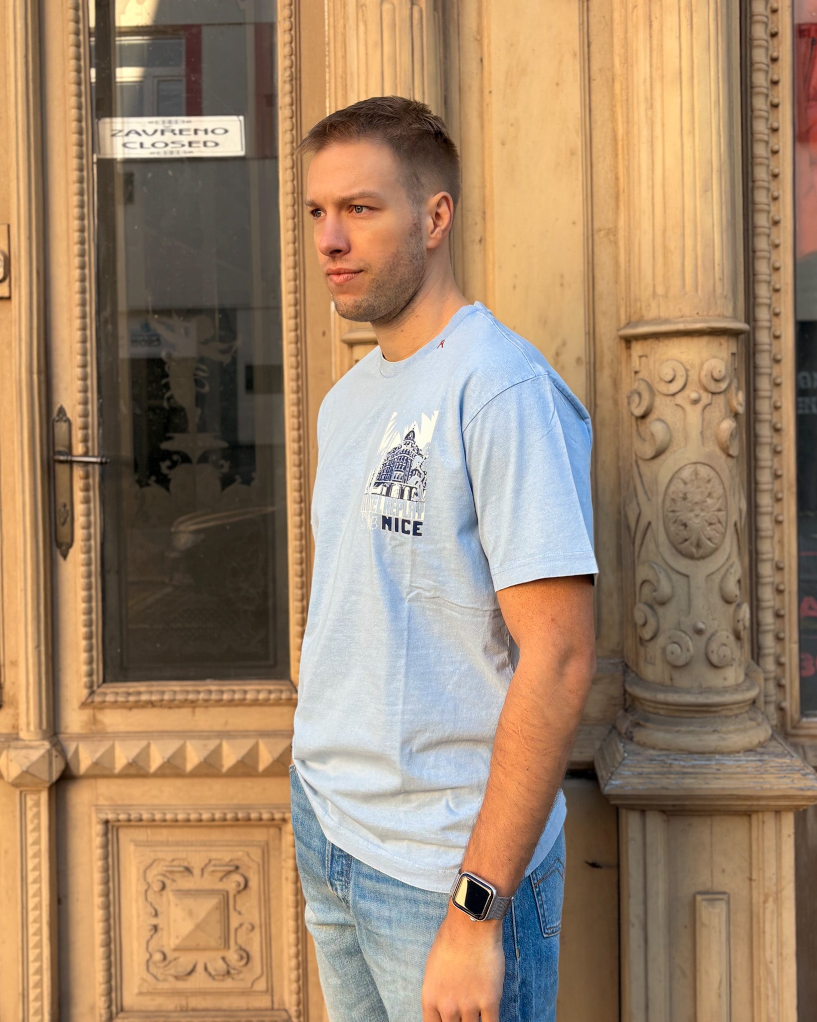 PÁNSKÉ TRIČKO REPLAY S POTISKEM "HOTEL NICE” 