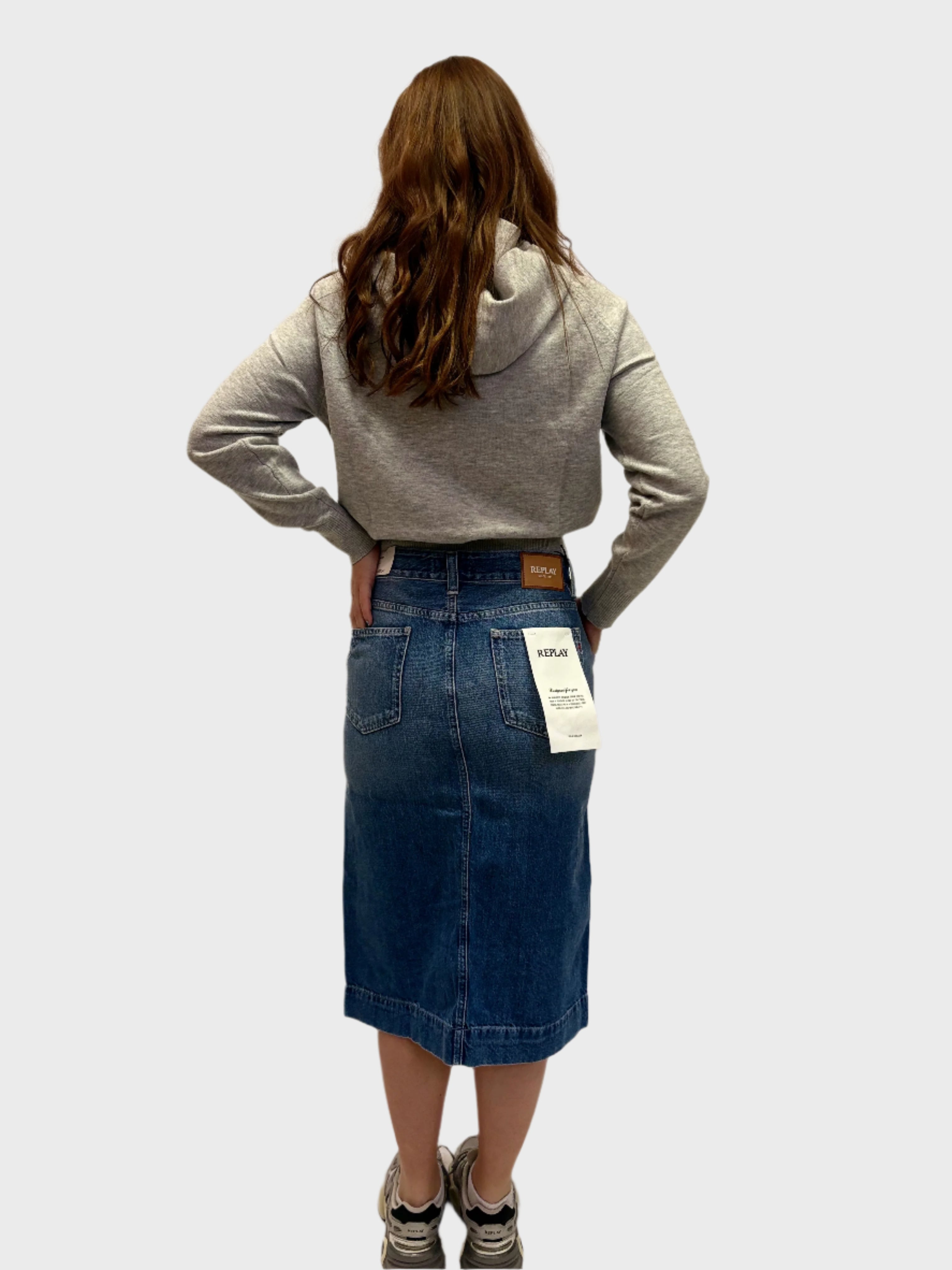 REPLAY NŐI FARMER MIDI SZOKNYA 