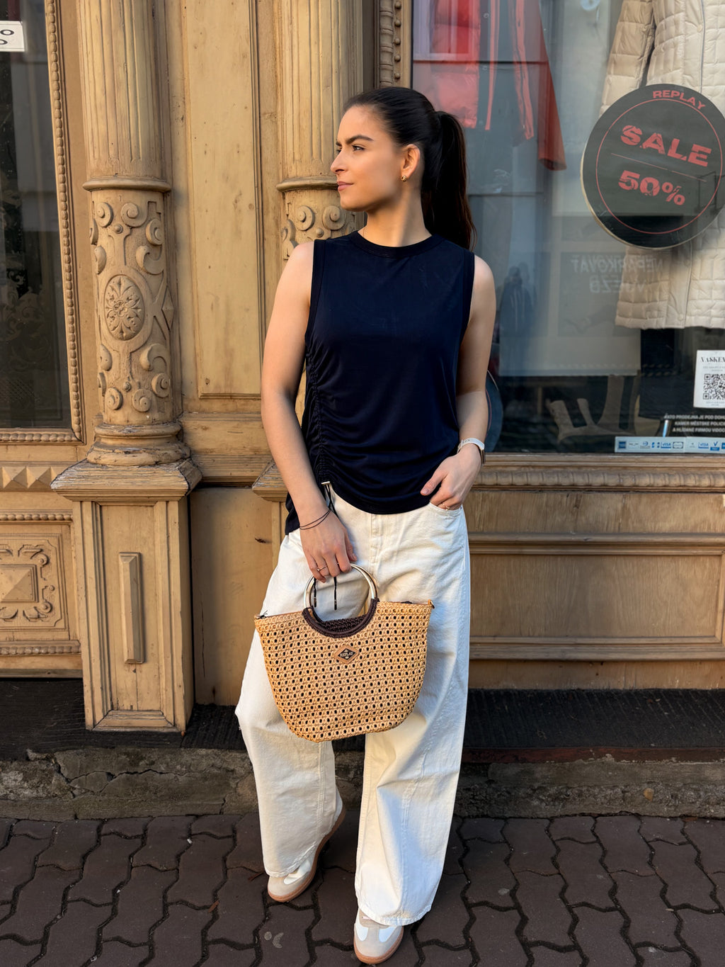 KABELKA REPLAY SE ZLATÝMI DETAILY 