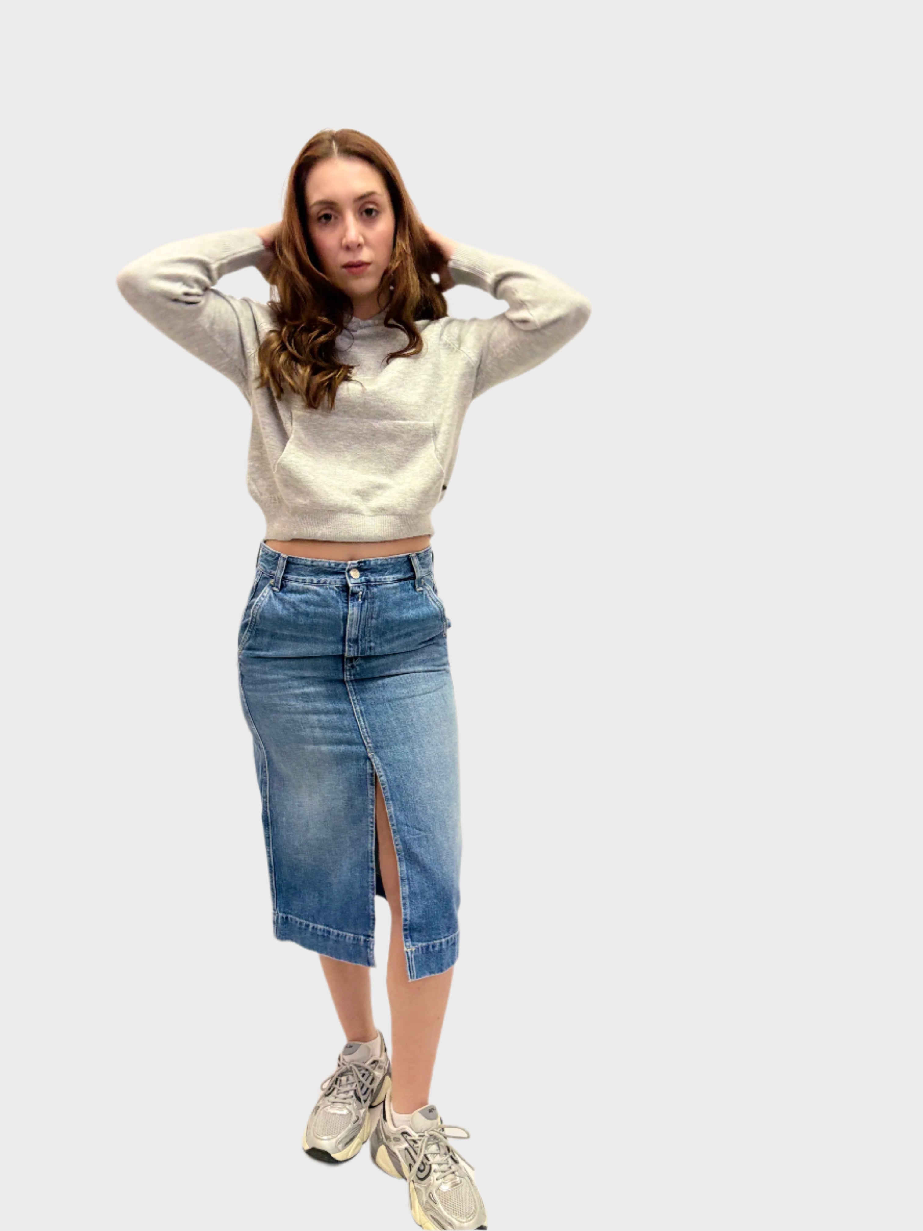 REPLAY NŐI FARMER MIDI SZOKNYA 