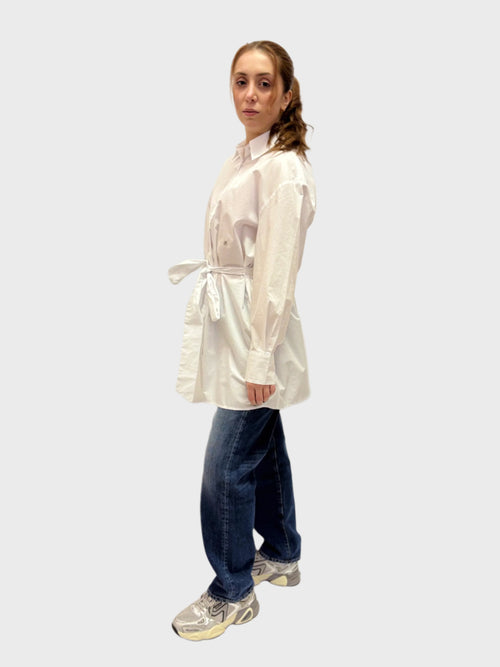 WOMEN'S REPLAY BOW TIE SHIRT