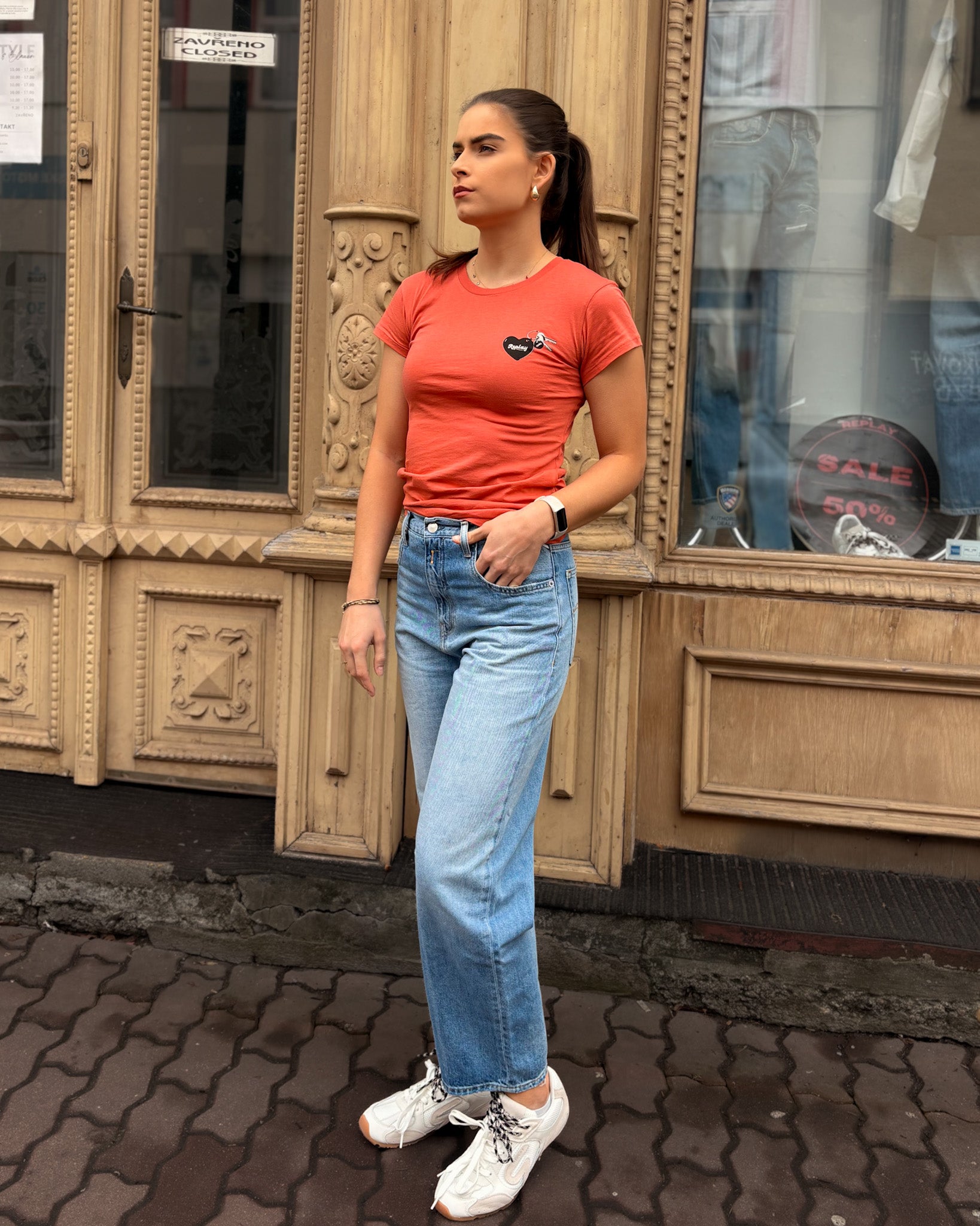 DÁMSKÉ DŽÍNY REPLAY JANIE BARREL FIT 