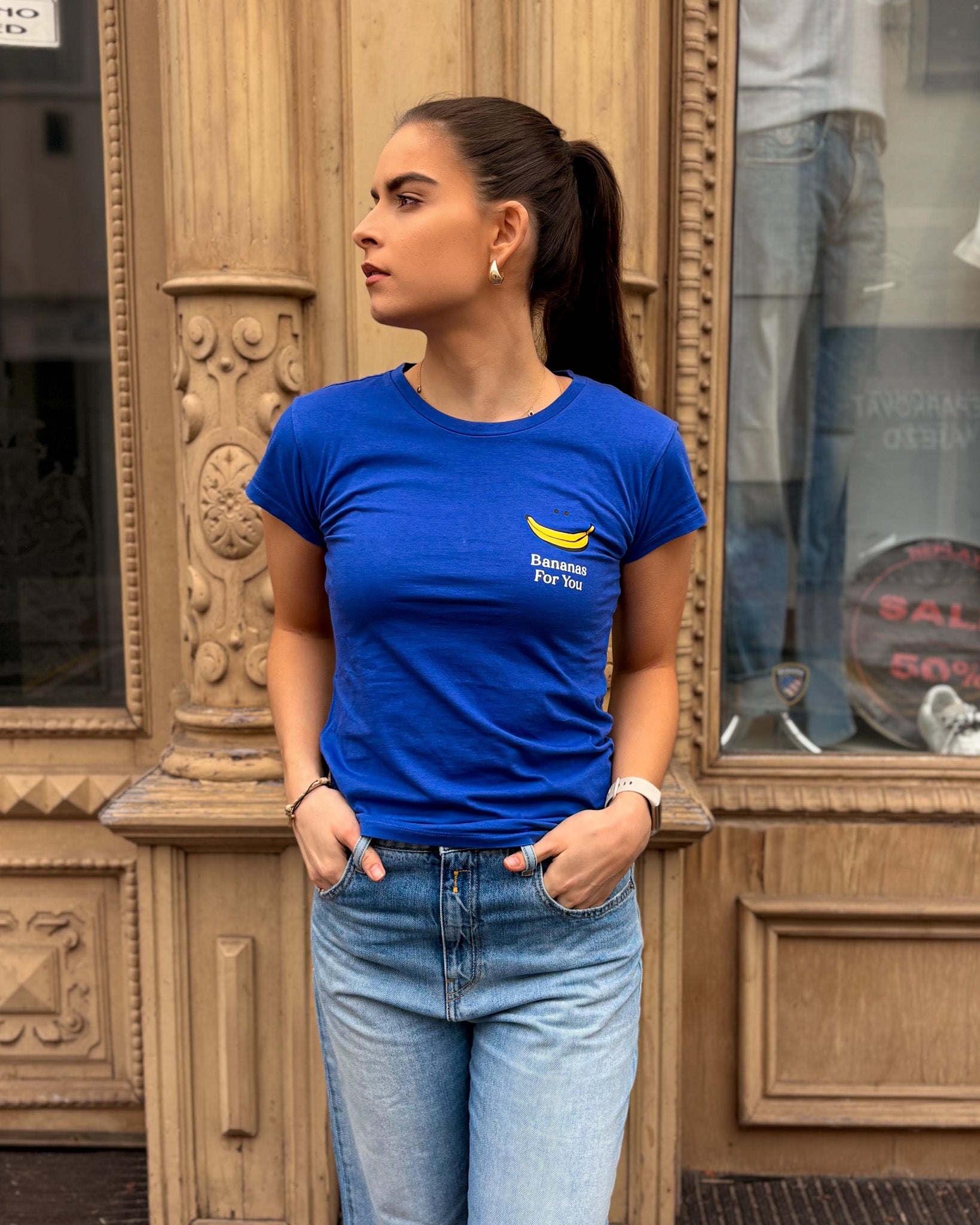 DÁMSKÉ TRIČKO REPLAY S POTISKEM “BANANAS FOR YOU”