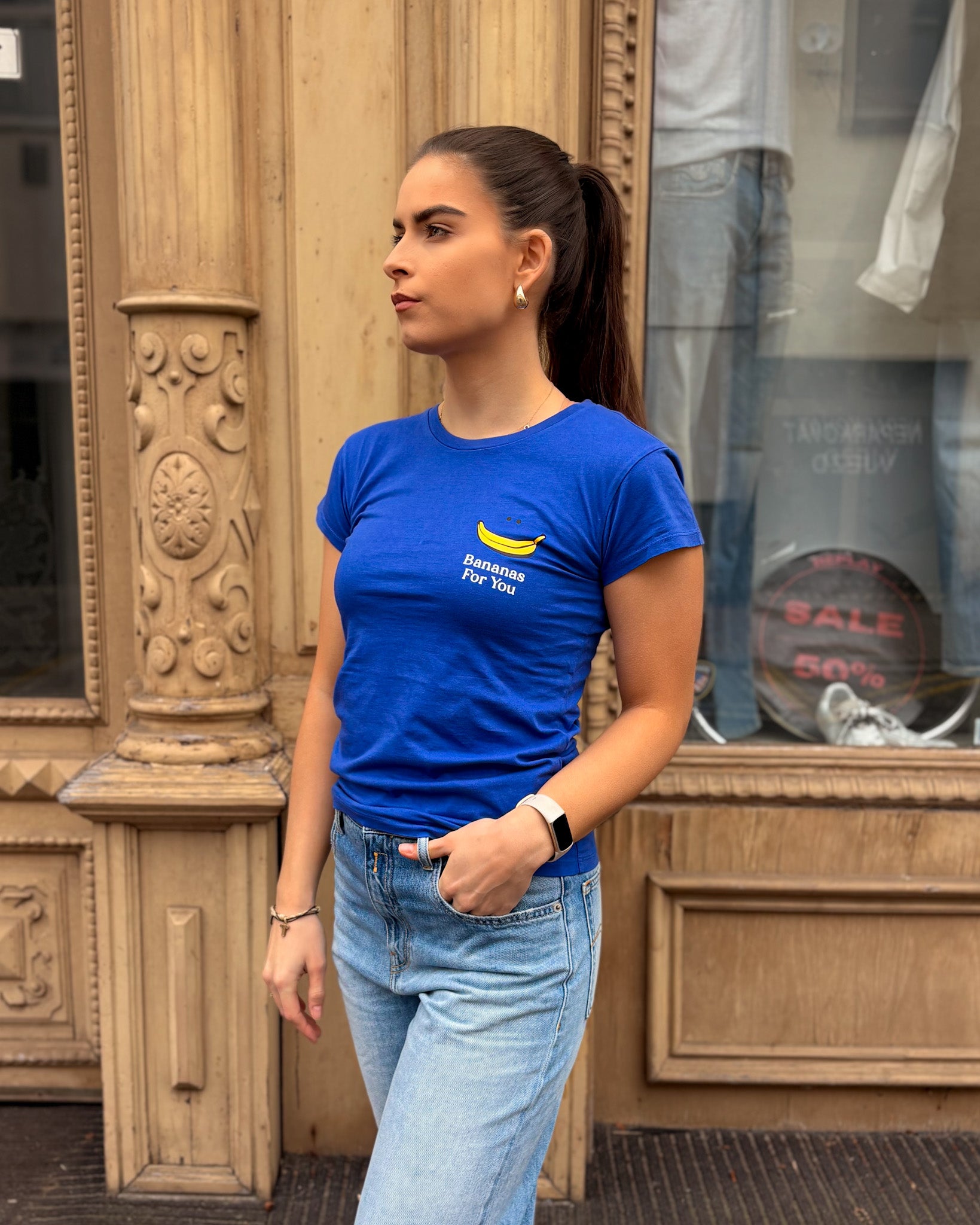 DÁMSKÉ TRIČKO REPLAY S POTISKEM “BANANAS FOR YOU”