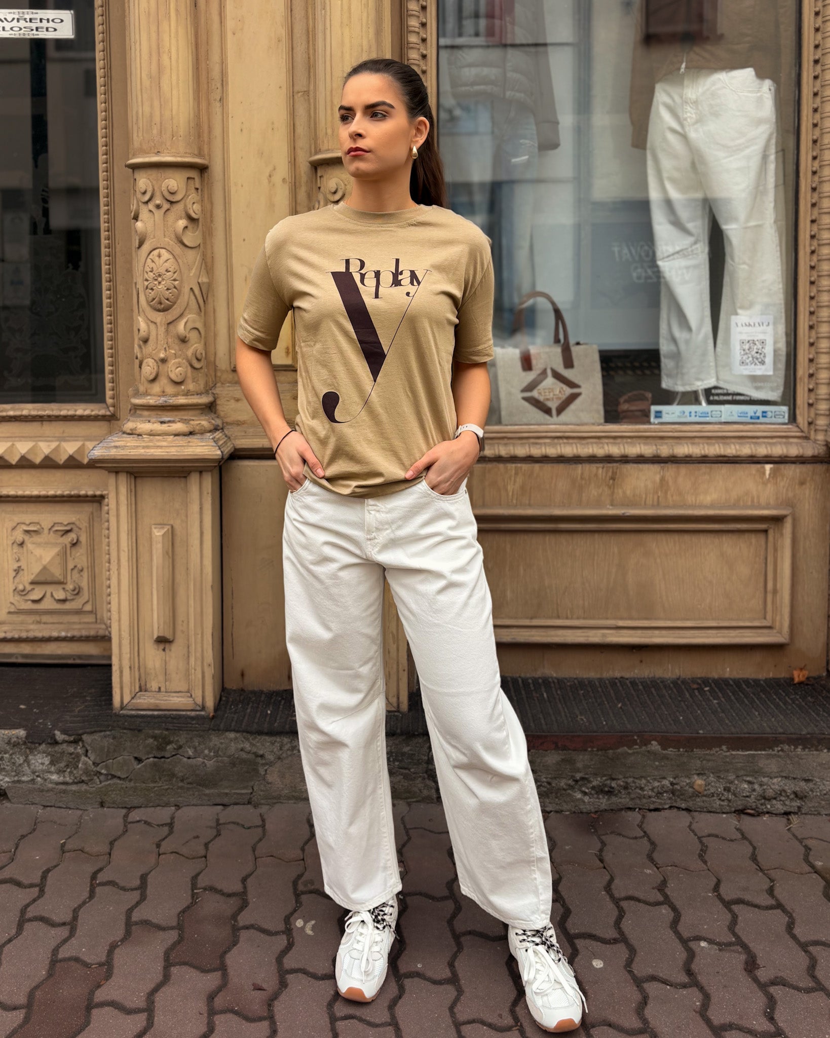 DÁMSKÉ DŽÍNY REPLAY JANIE BARREL FIT 