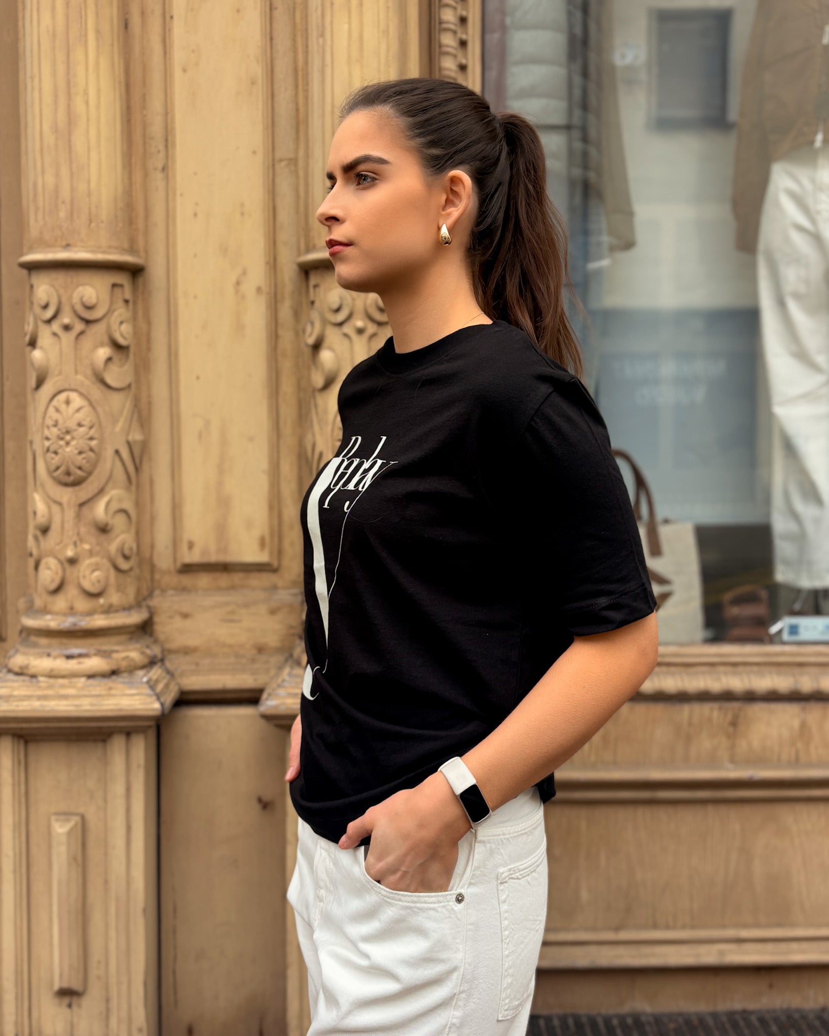 DÁMSKÉ TRIČKO REPLAY S POTISKEM NA HRUDI 