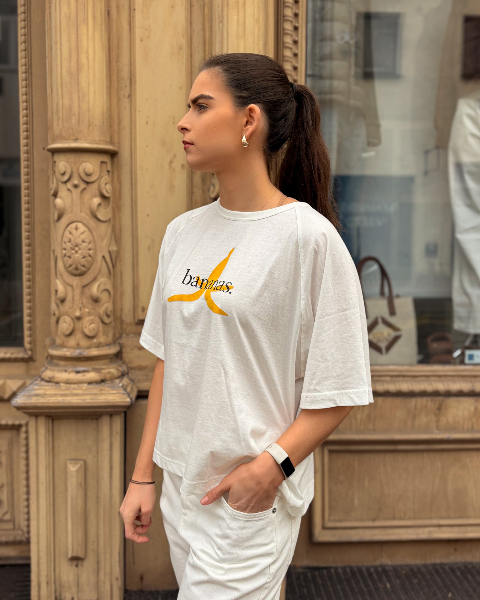 DÁMSKÉ TRIČKO REPLAY S POTISKEM “BANANAS” 