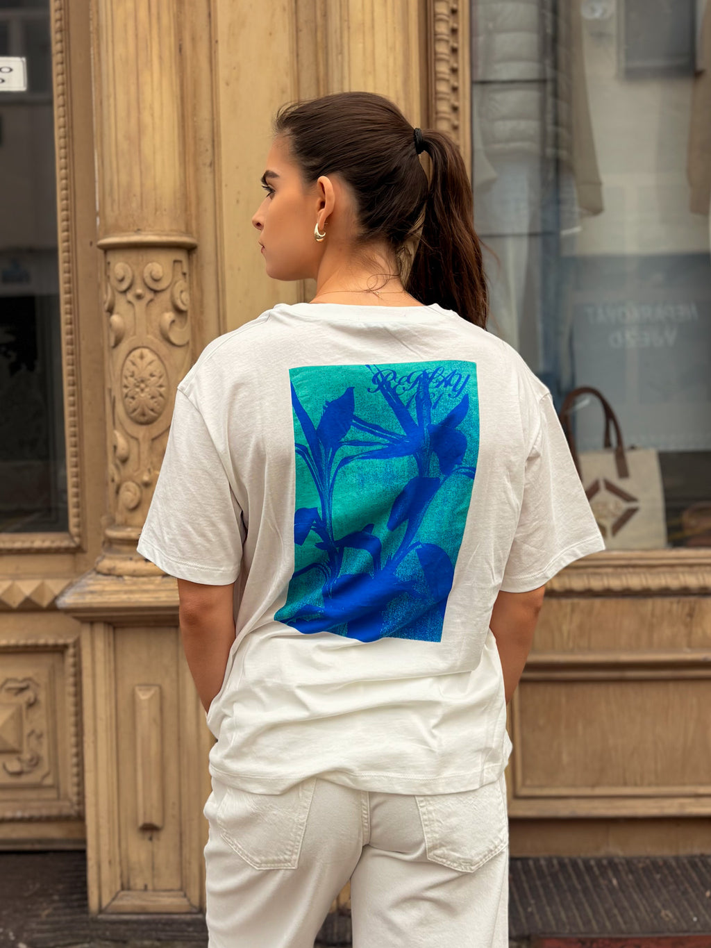 NŐI PÓLÓ REPLAY VIRÁGNYOMTATÁSSAL 