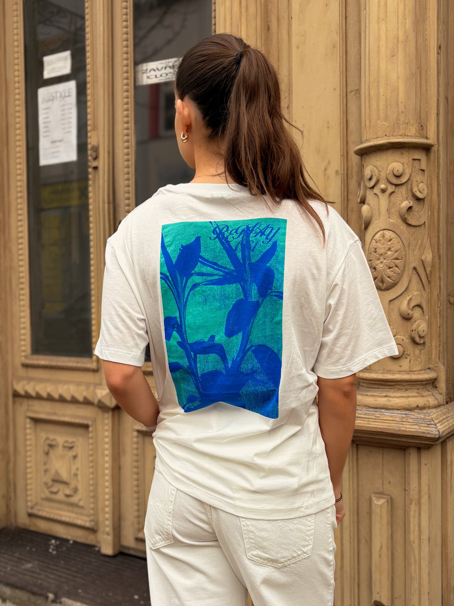 NŐI PÓLÓ REPLAY VIRÁGNYOMTATÁSSAL 