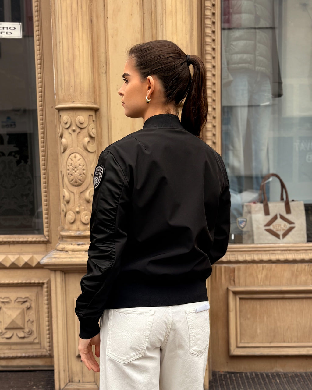 DÁMSKY BOMBER BLAUER LAURIE S LÍMČEKOM 