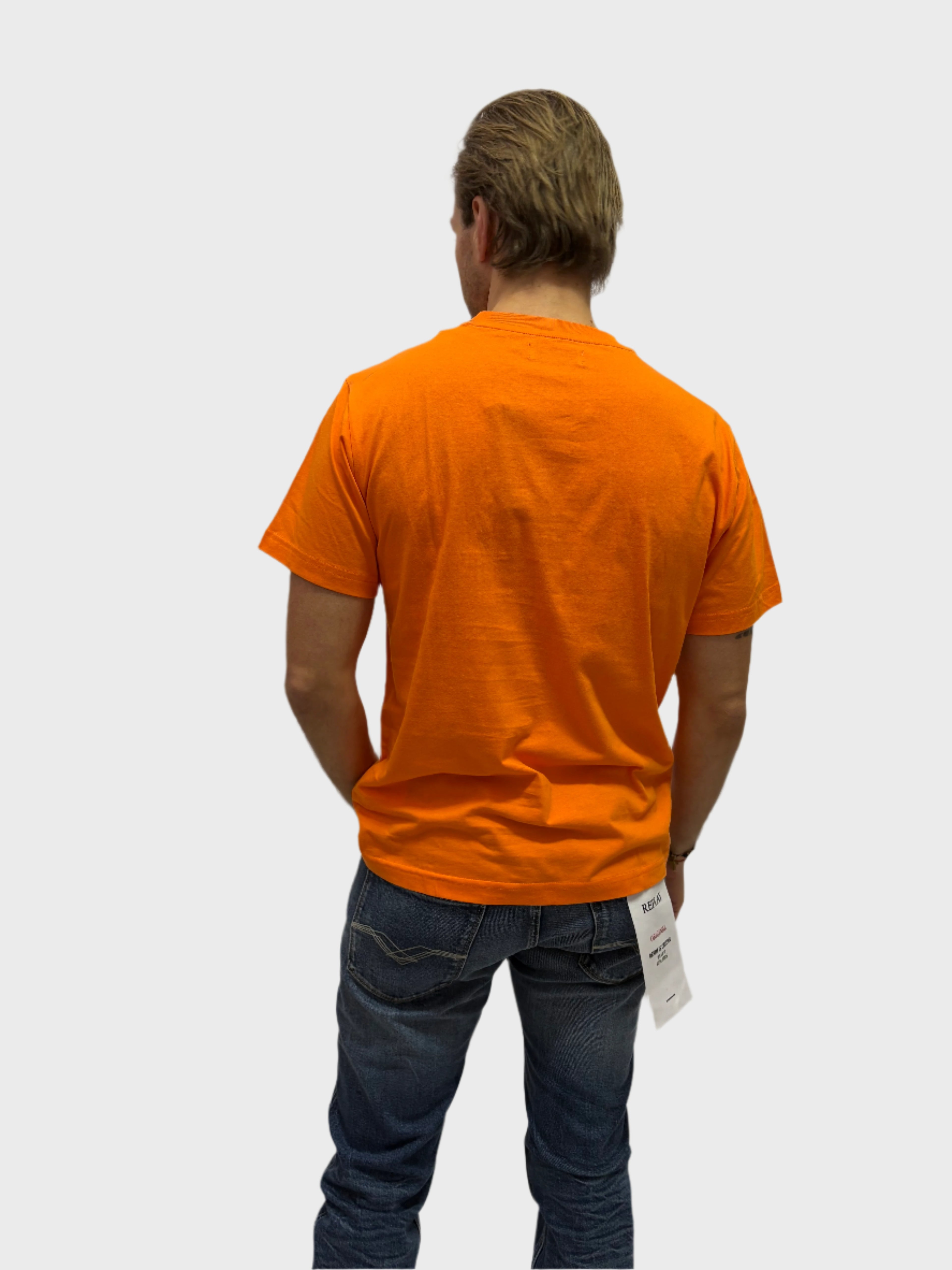 REPLAY PÁNSKE TRIČKO Z BAVLNENÉHO ŽERZEJA S POTLAČOM