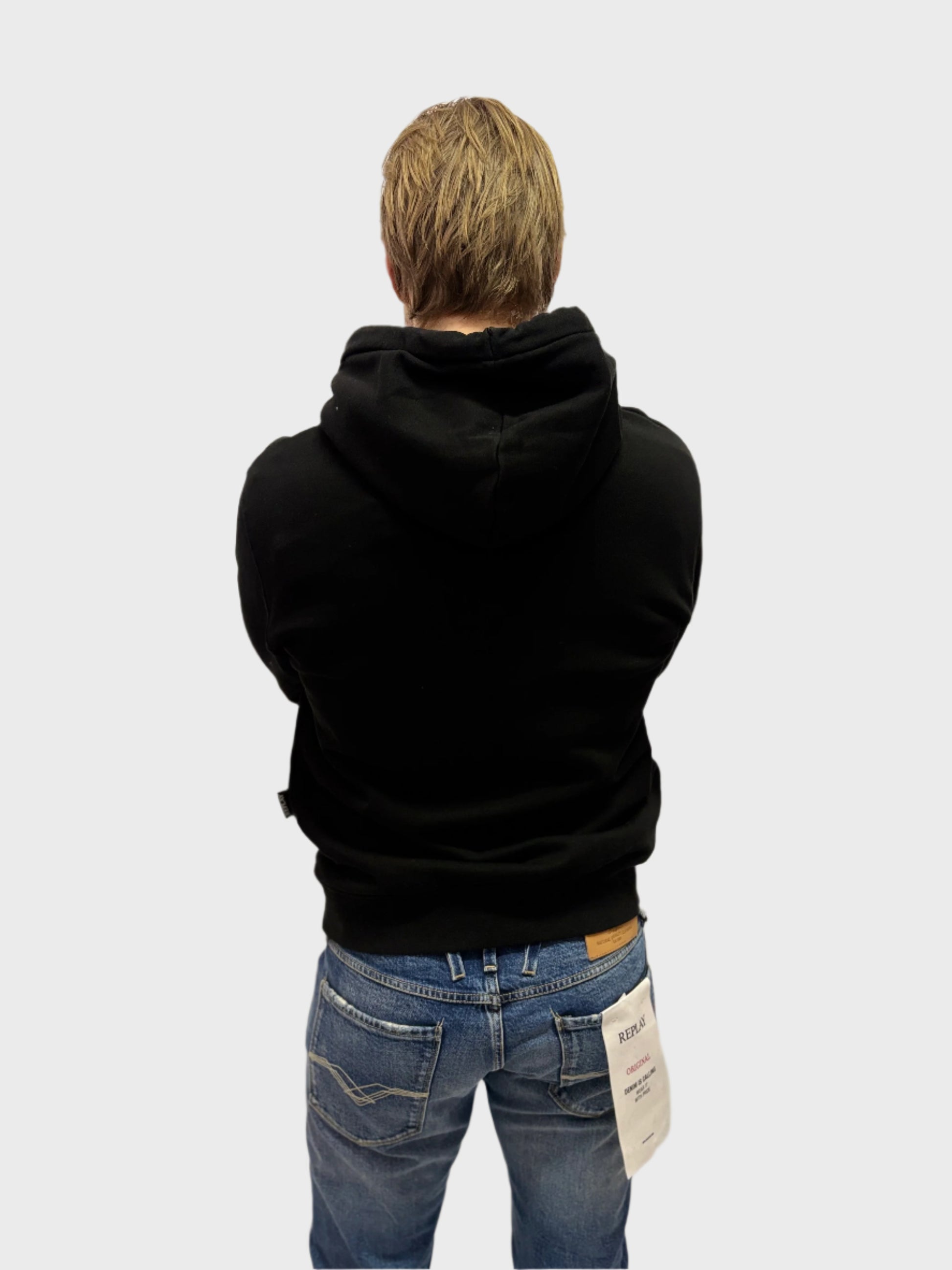 REPLAY PÁNSKÁ MIKINA S POTISKEM VLKA