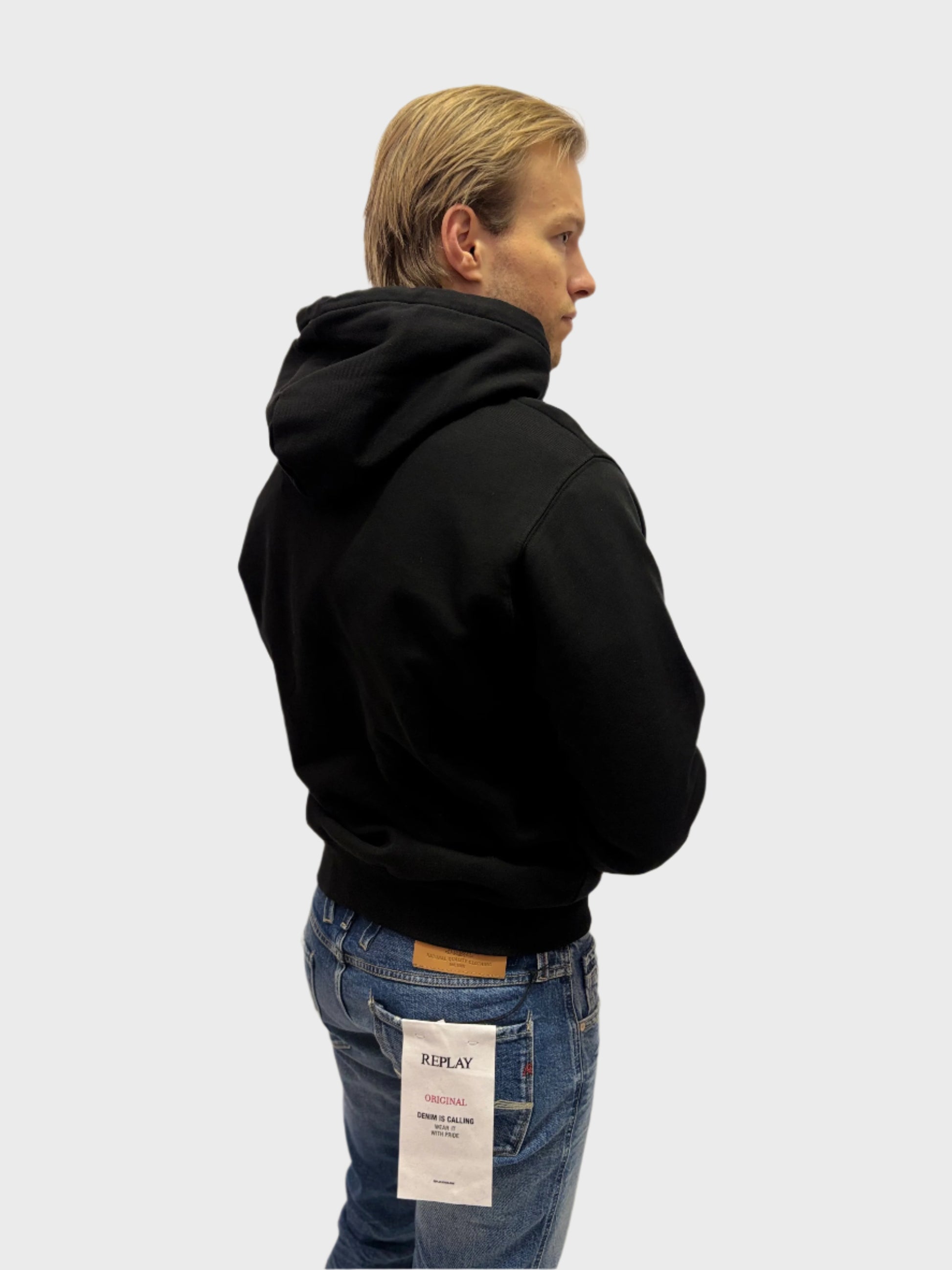 REPLAY PÁNSKÁ MIKINA S POTISKEM VLKA