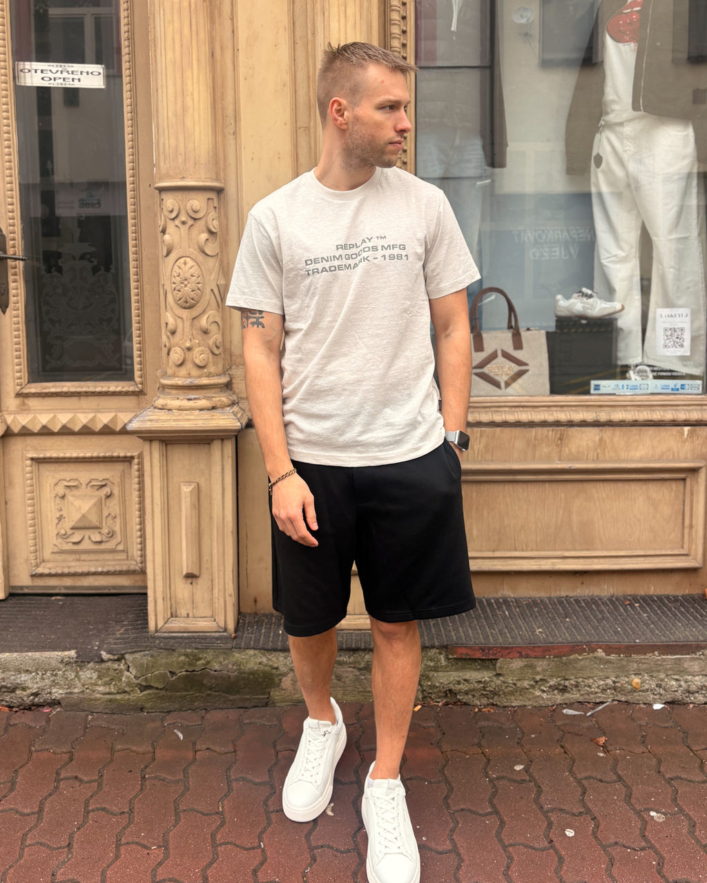 PÁNSKE REPLAY JERSEY ŠORTKY