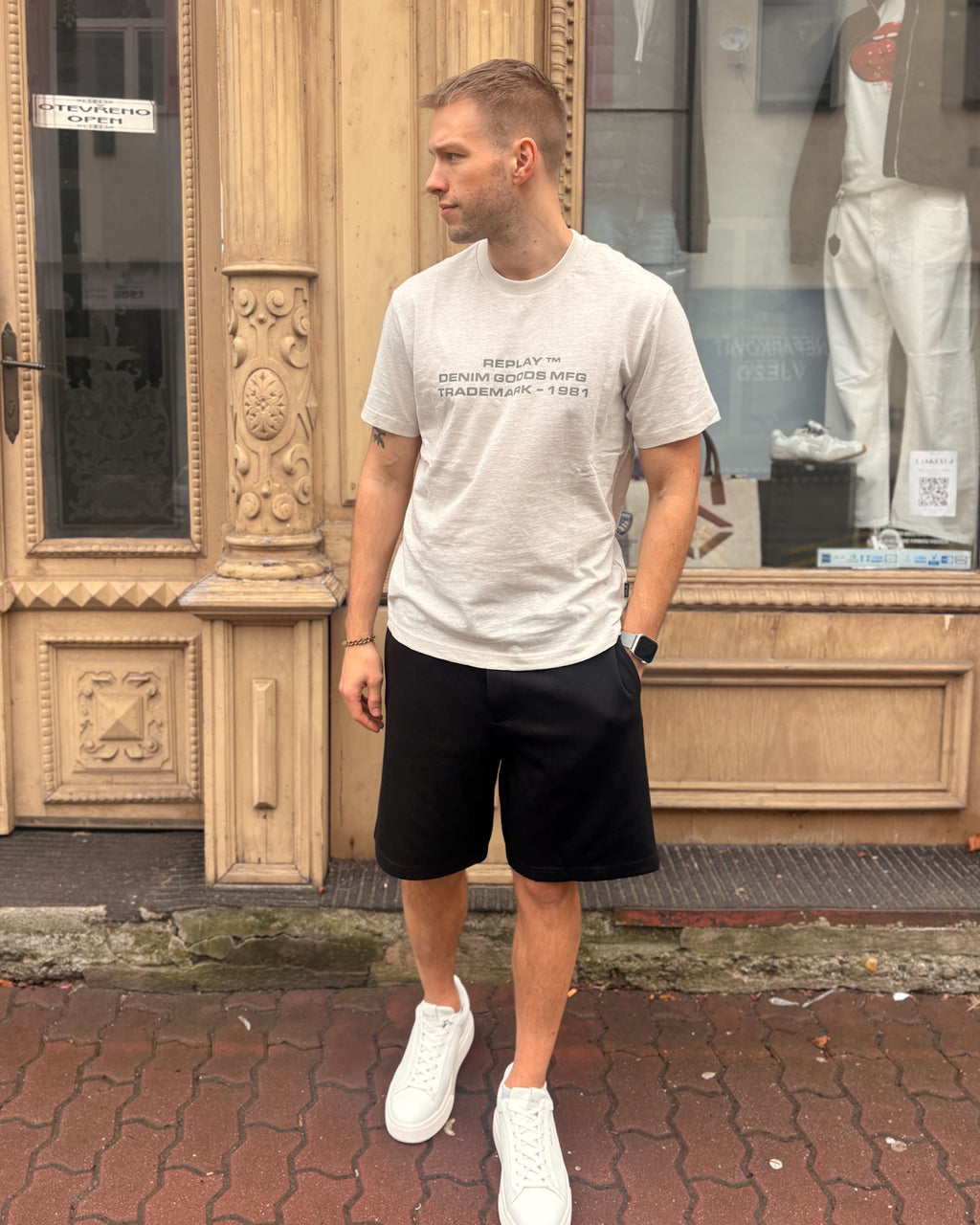 PÁNSKE REPLAY JERSEY ŠORTKY