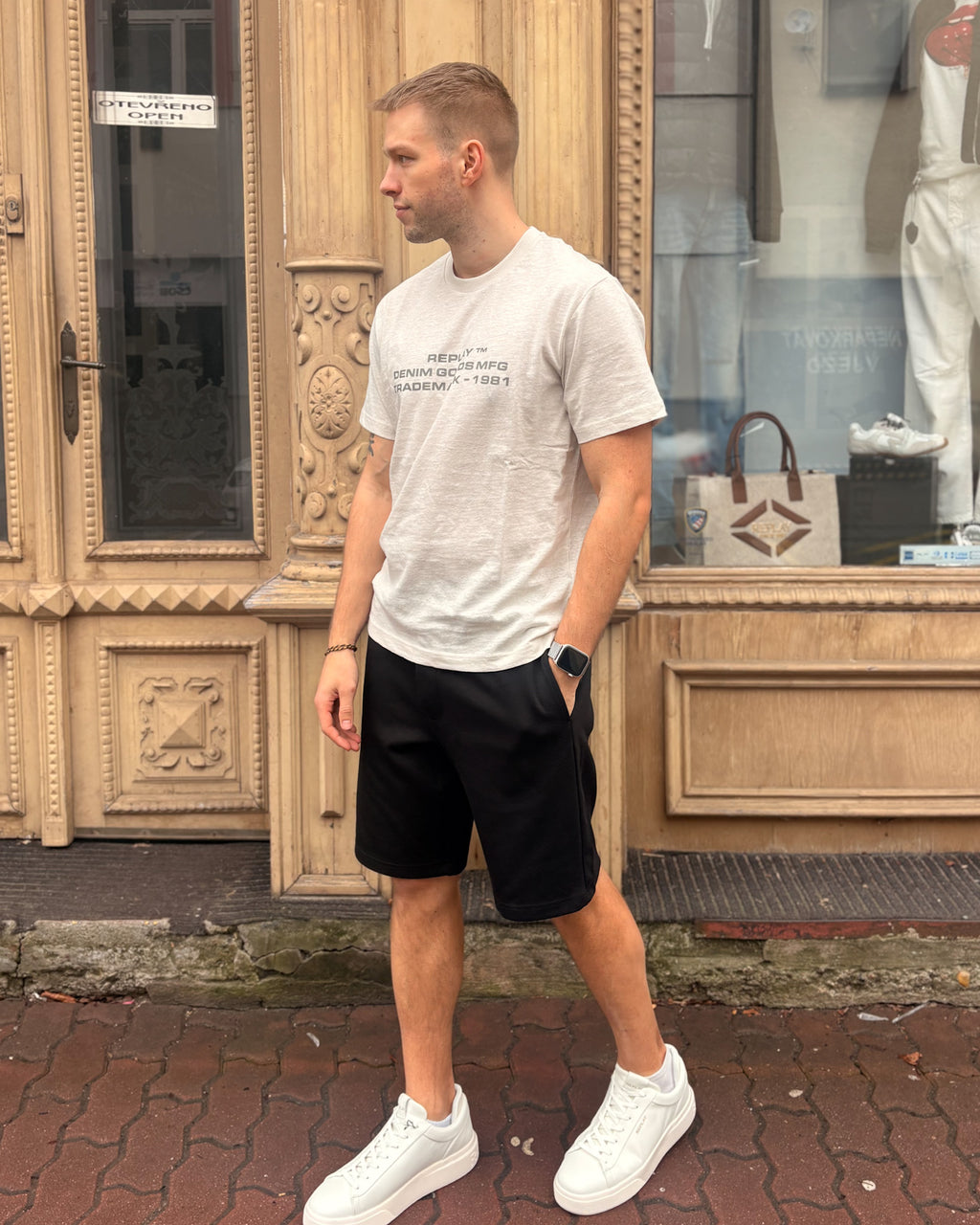 PÁNSKE REPLAY JERSEY ŠORTKY