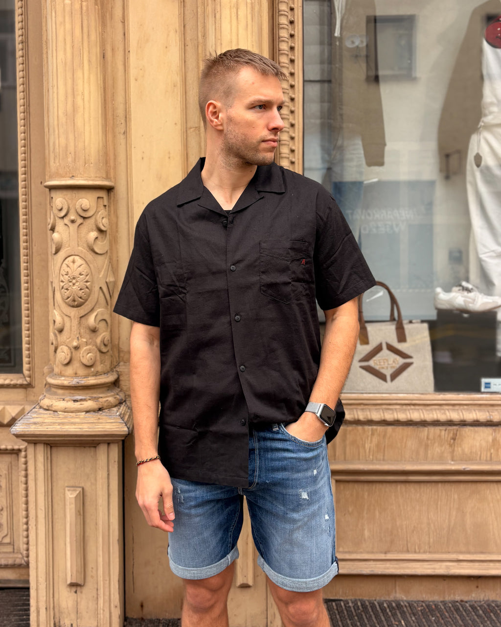 PÁNSKÁ KOŠILE REPLAY S KRÁTKÝ RUKÁVEM