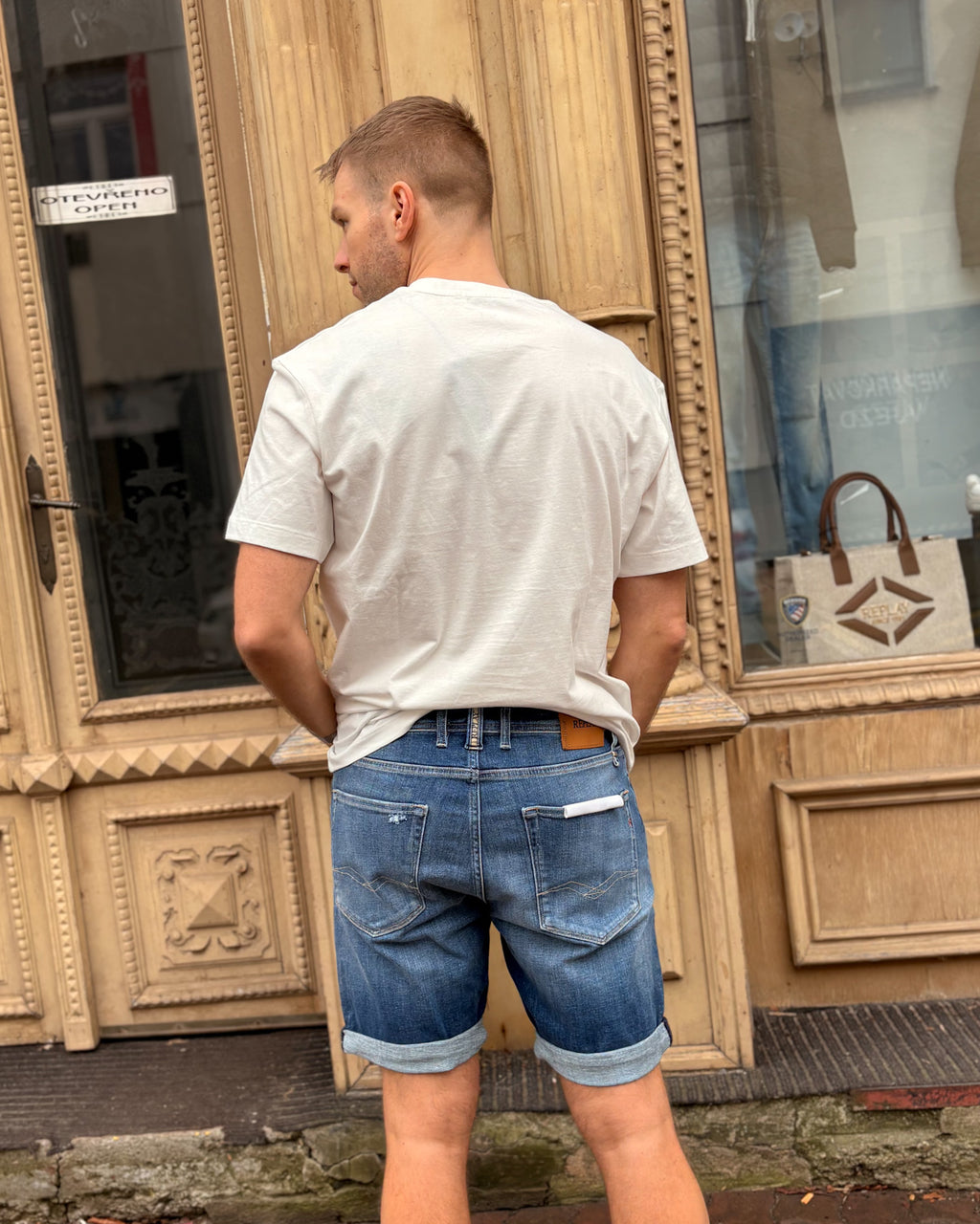 PÁNSKÉ ŠORTKY REPLAY RBJ.981 TAPERED-FIT - MA981Q.000.141 102