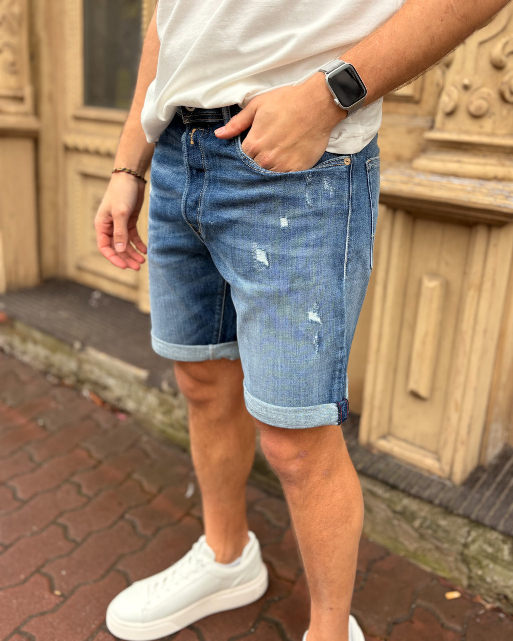 PÁNSKÉ ŠORTKY REPLAY RBJ.981 TAPERED-FIT - MA981Q.000.141 102