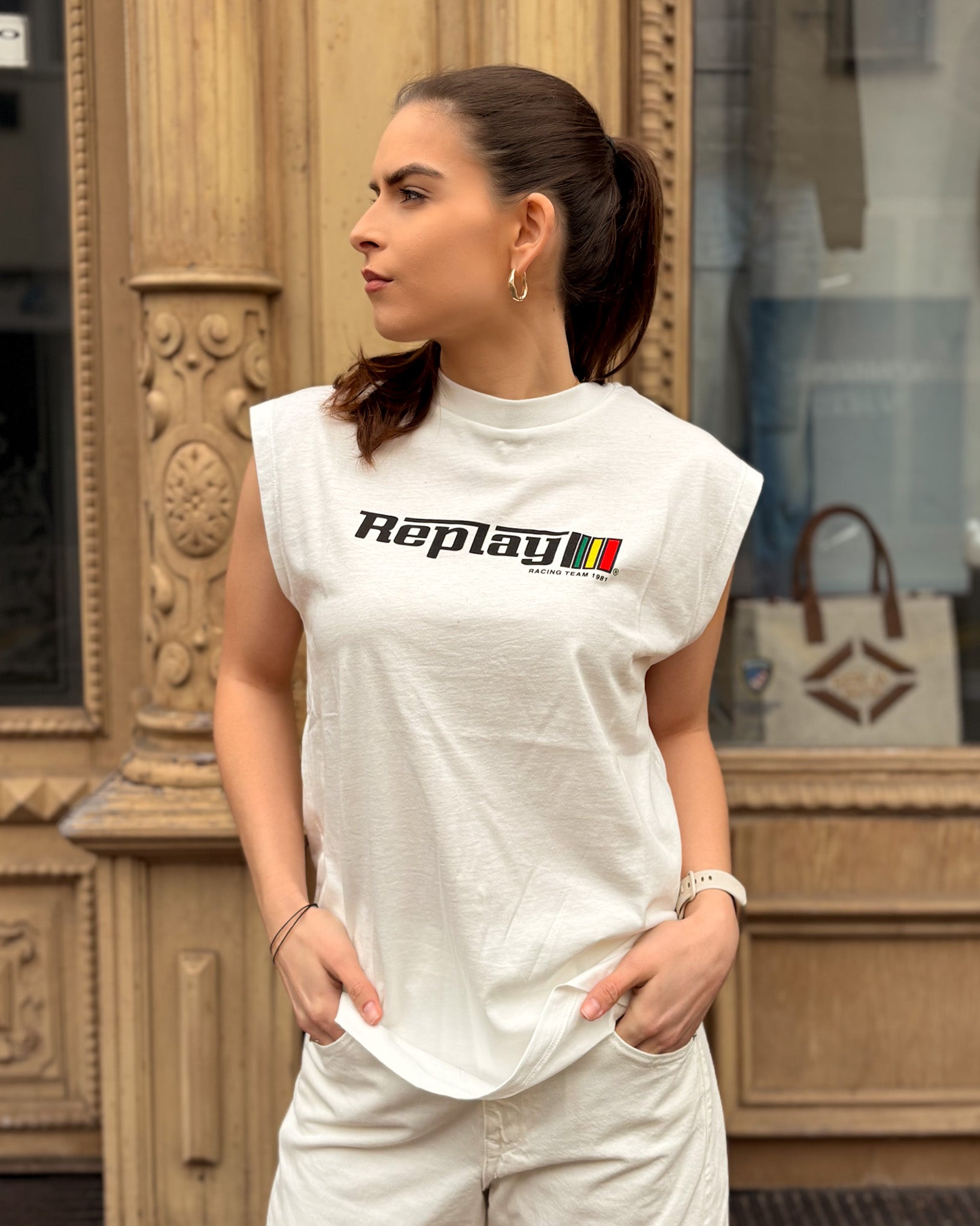 DÁMSKÉ TRIČKO REPLAY RACING TEAM 1981 