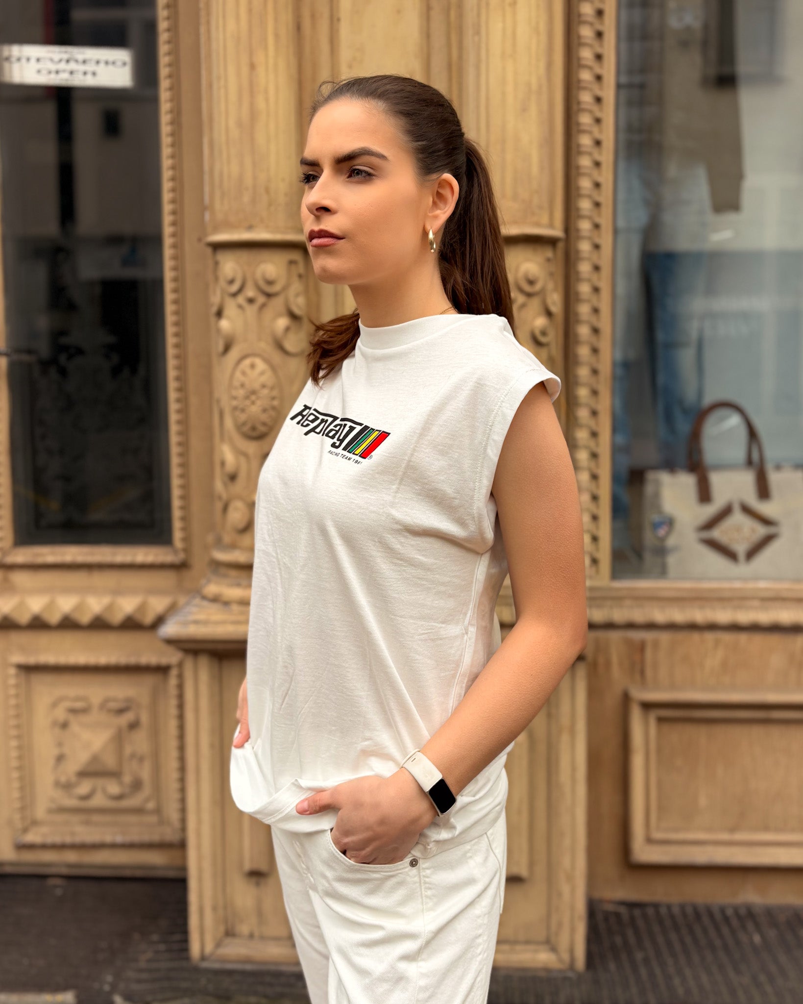 DÁMSKÉ TRIČKO REPLAY RACING TEAM 1981 