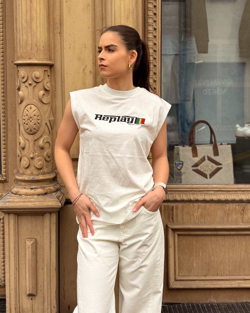 DÁMSKÉ TRIČKO REPLAY RACING TEAM 1981 