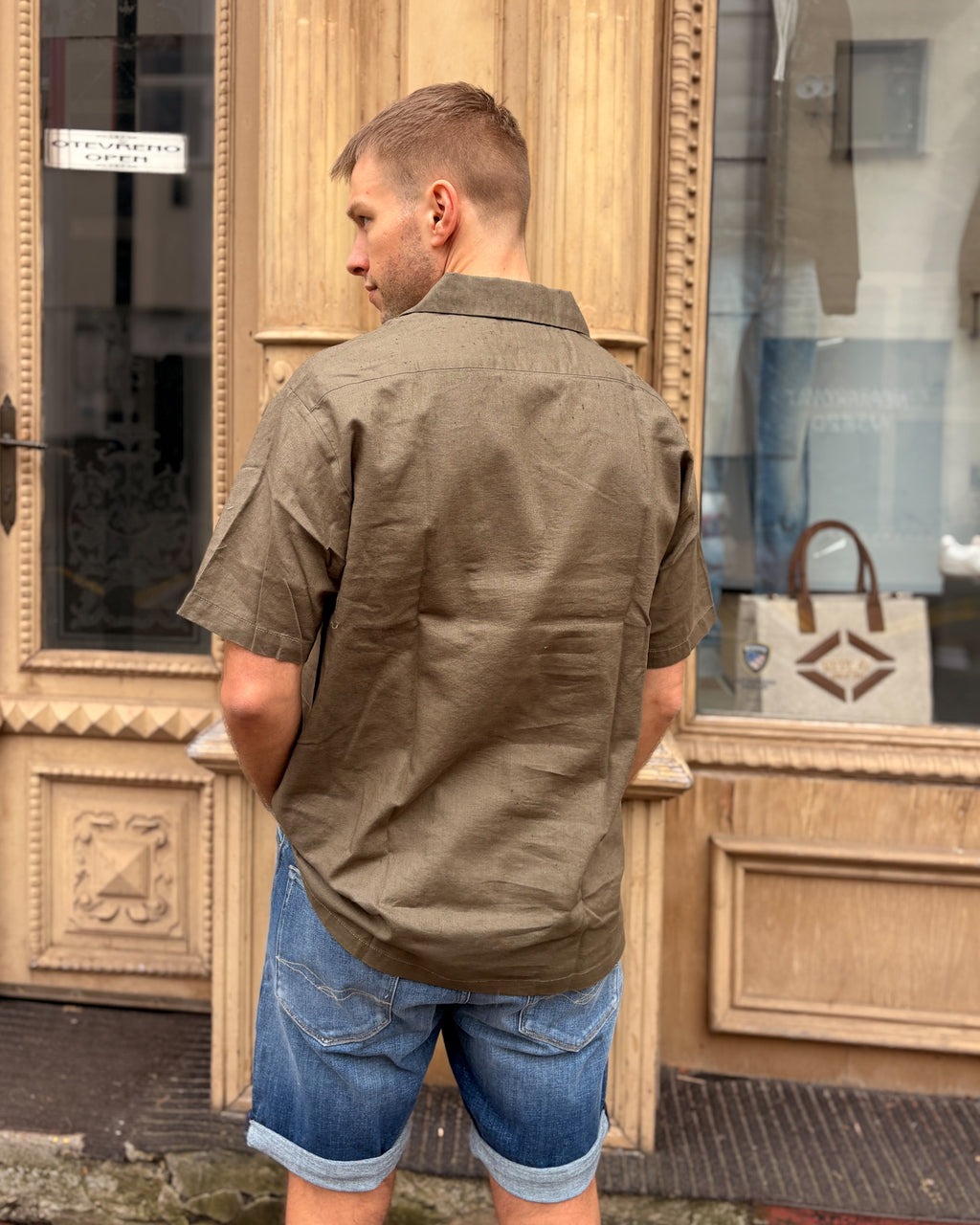 PÁNSKÁ KOŠILE REPLAY S KRÁTKÝ RUKÁVEM