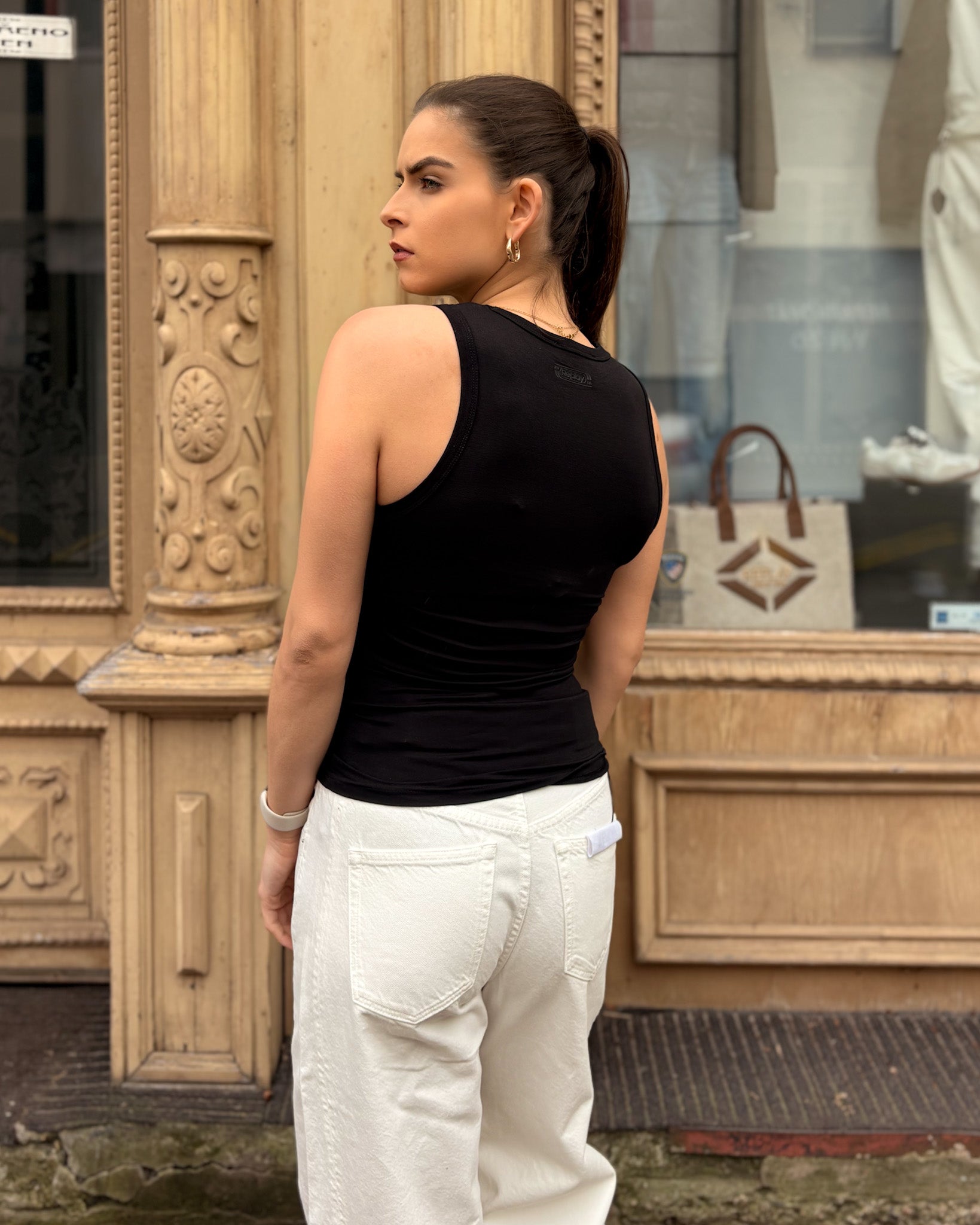 DAMSKÉ TÍLKO REPLAY S PRŮSTŘIHY SLIM-FIT STŘIHU