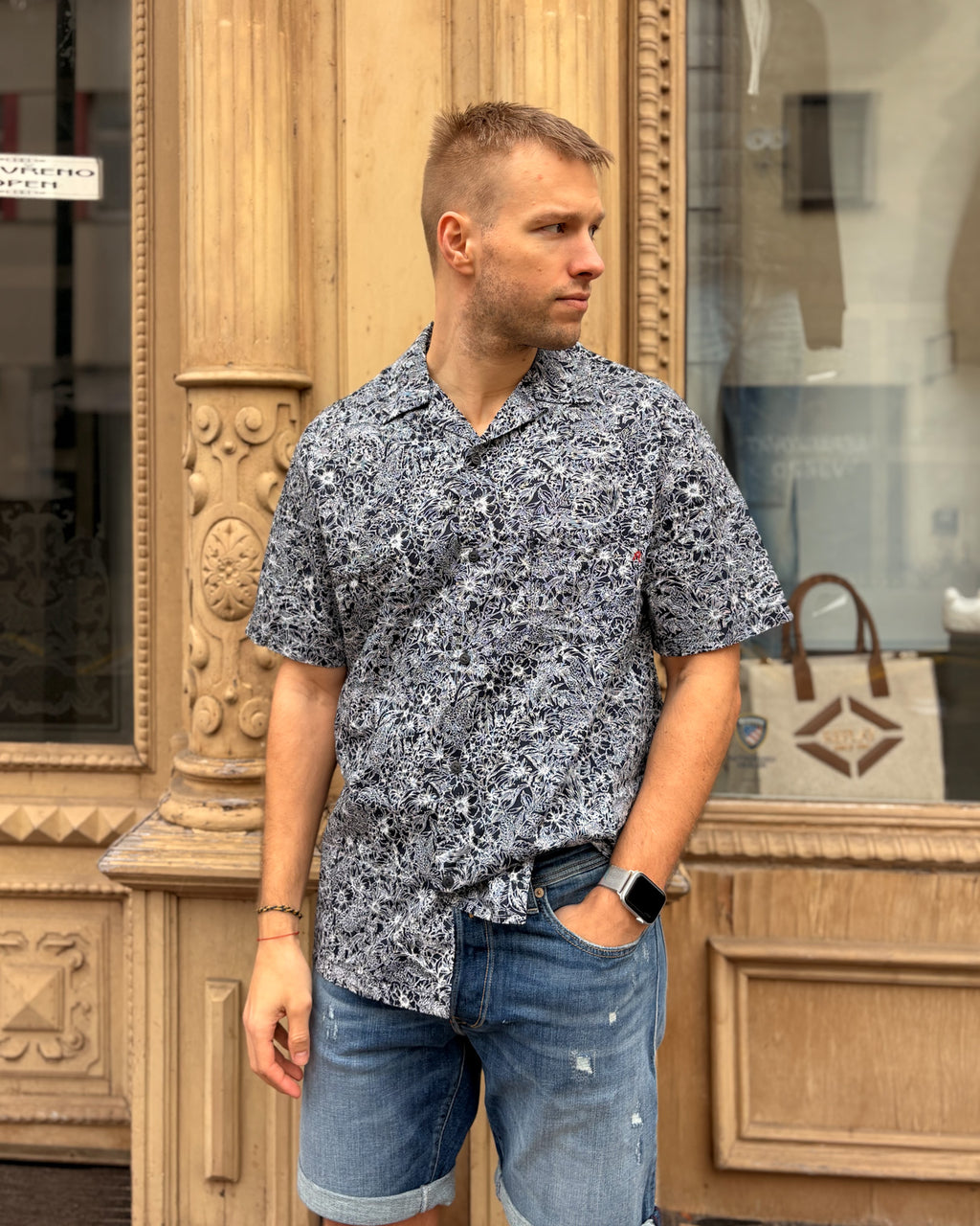 PÁNSKÁ KOŠILE REPLAY S KRÁTKÝM RUKÁVEM - M4157 .000.75102