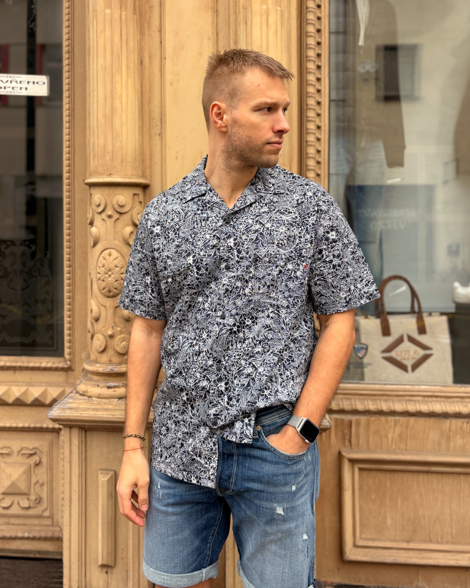 PÁNSKÁ KOŠILE REPLAY S KRÁTKÝM RUKÁVEM