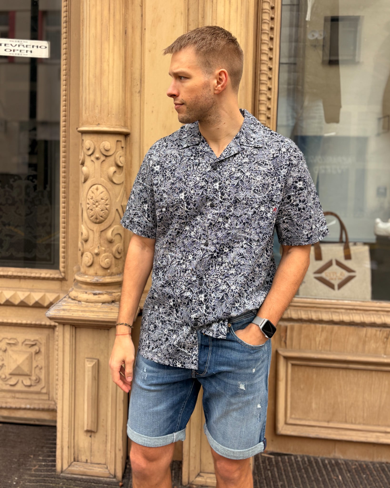 PÁNSKÁ KOŠILE REPLAY S KRÁTKÝM RUKÁVEM