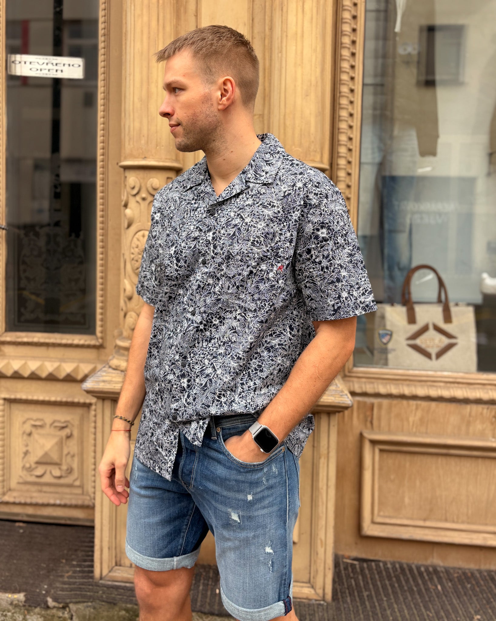 PÁNSKÁ KOŠILE REPLAY S KRÁTKÝM RUKÁVEM