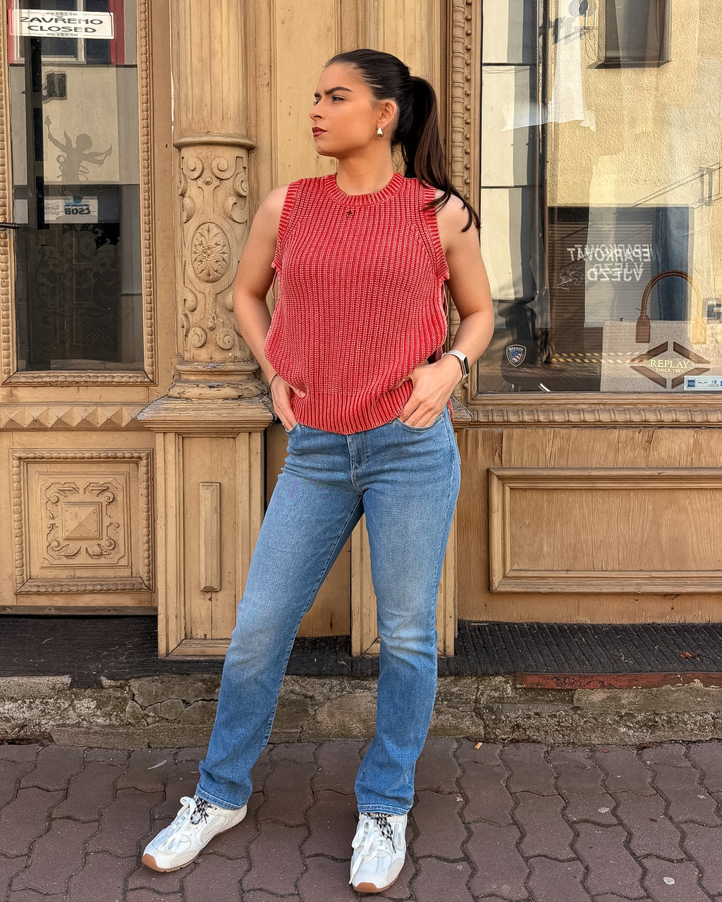 DÁMSKÉ DŽÍNY REPLAY ZOLIE STRAIGHT-FIT