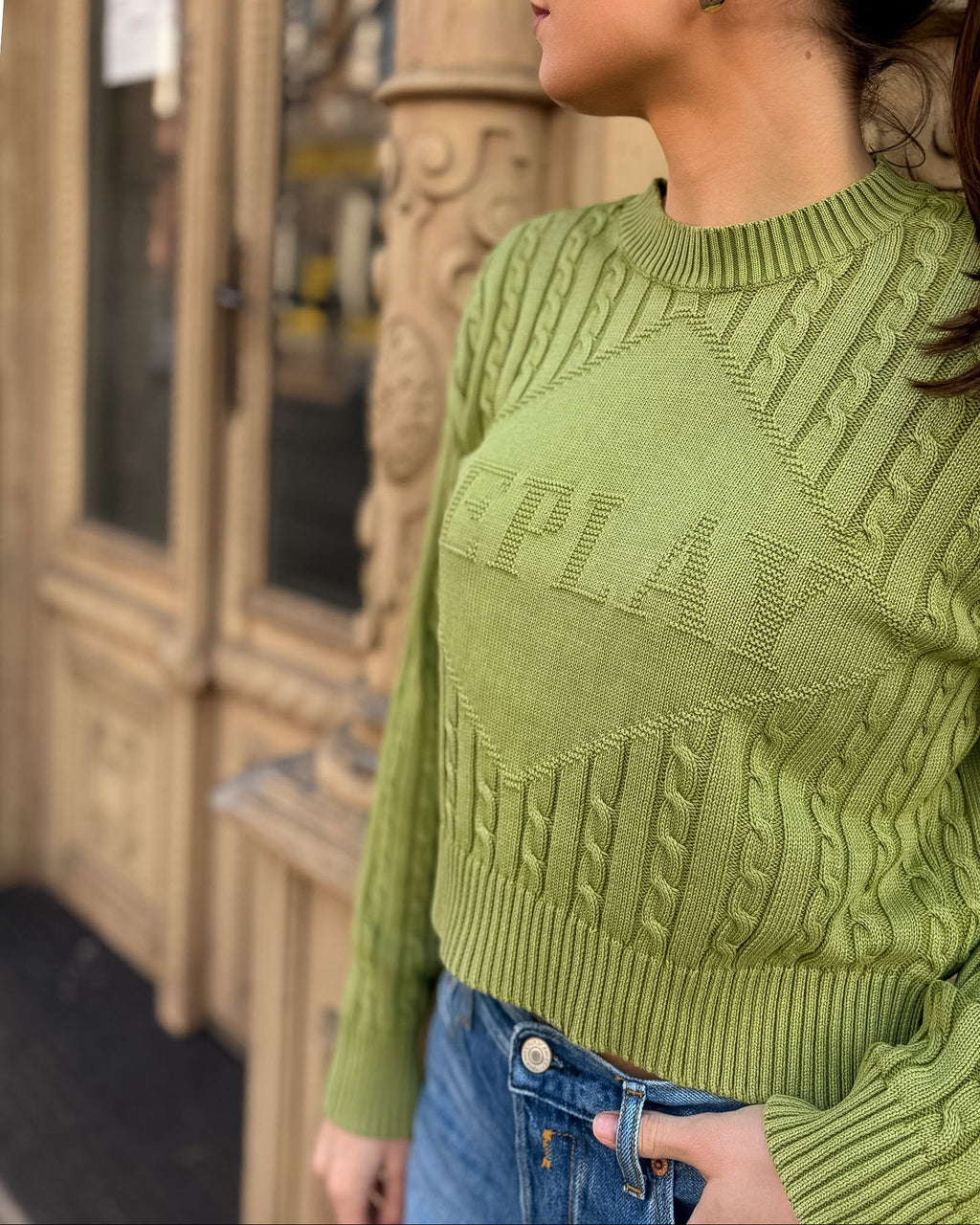 DÁMSKÝ SVETR REPLAY S EFEKTNÍM MOTIVEM