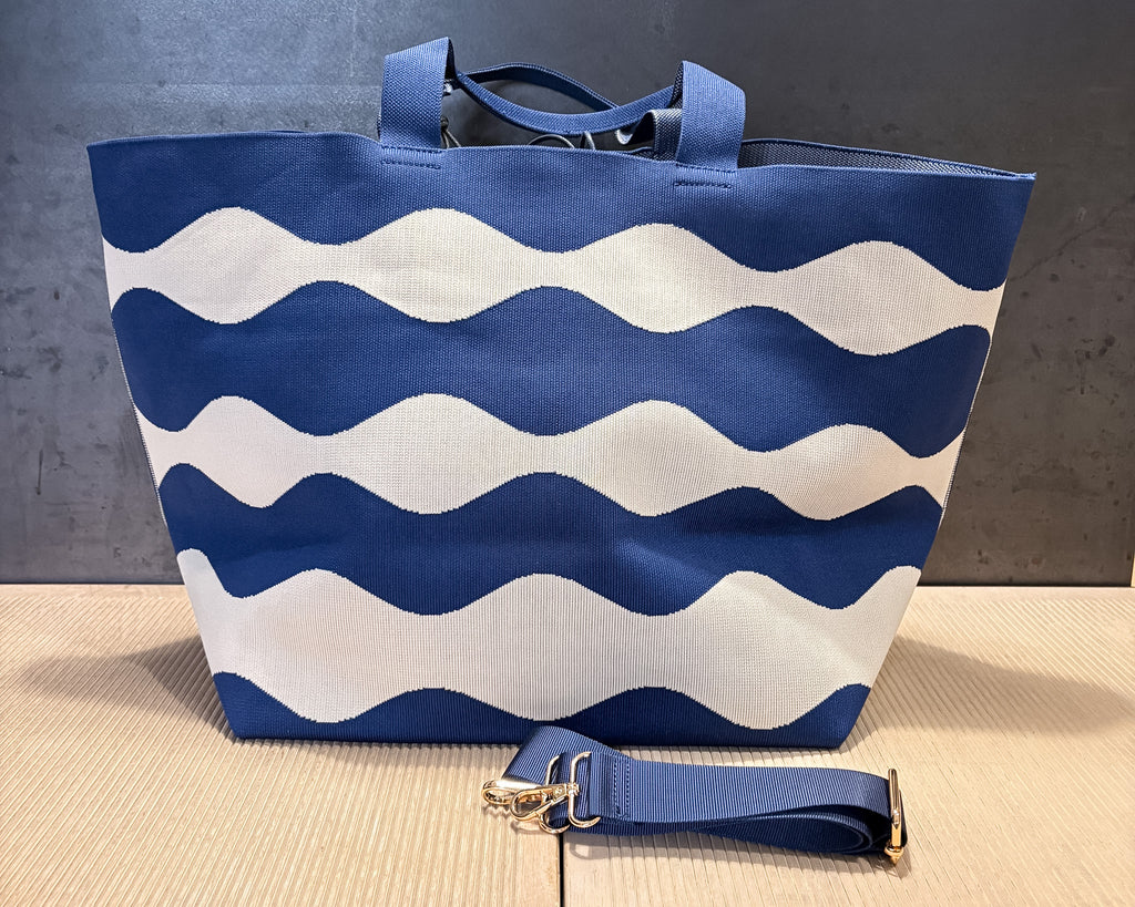 PLÁŽOVÁ PLETENÁ MAXI TAŠKA BLAUER TYPU TOTE BAG