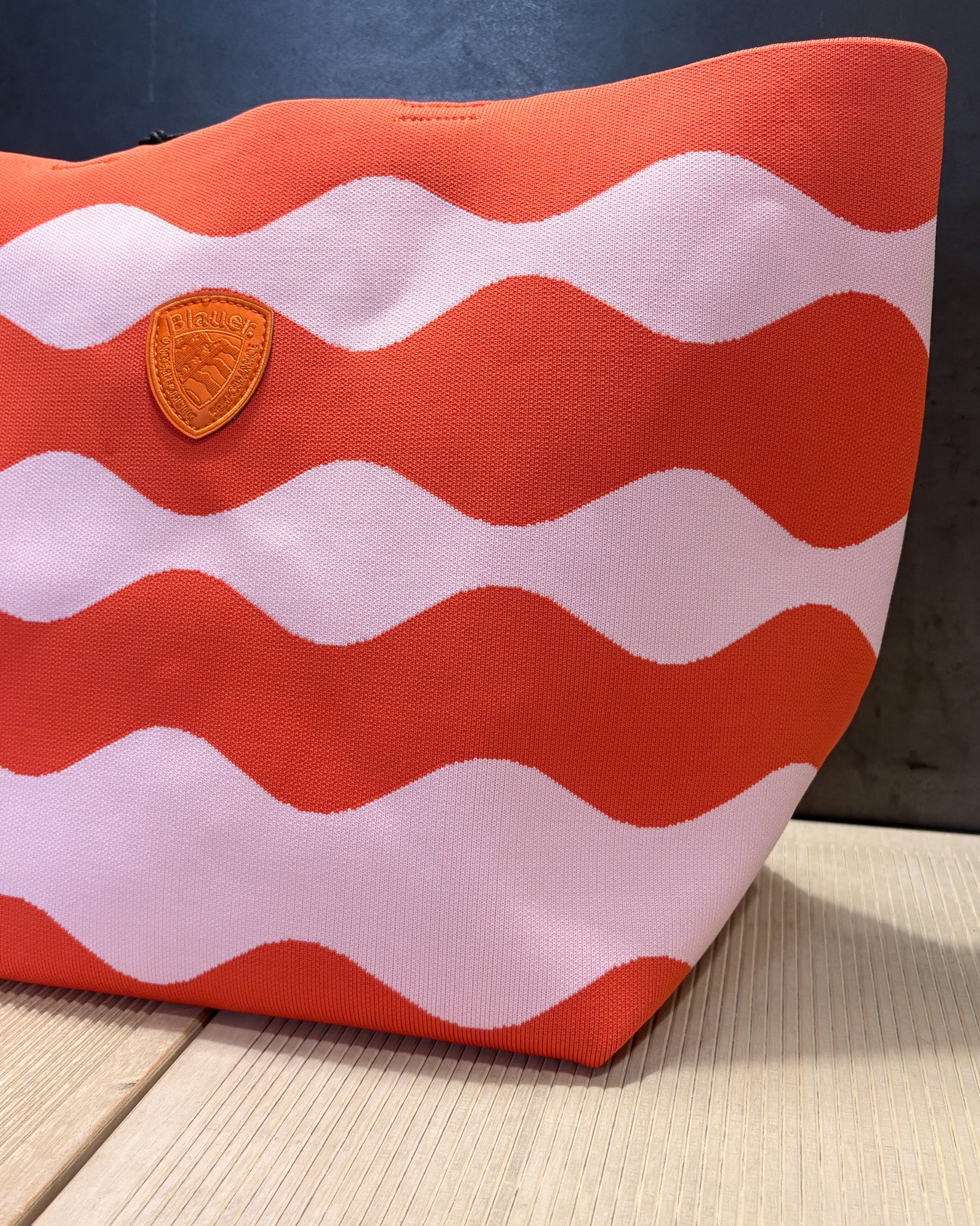 PLÁŽOVÁ PLETENÁ MAXI TAŠKA BLAUER TYPU TOTE BAG