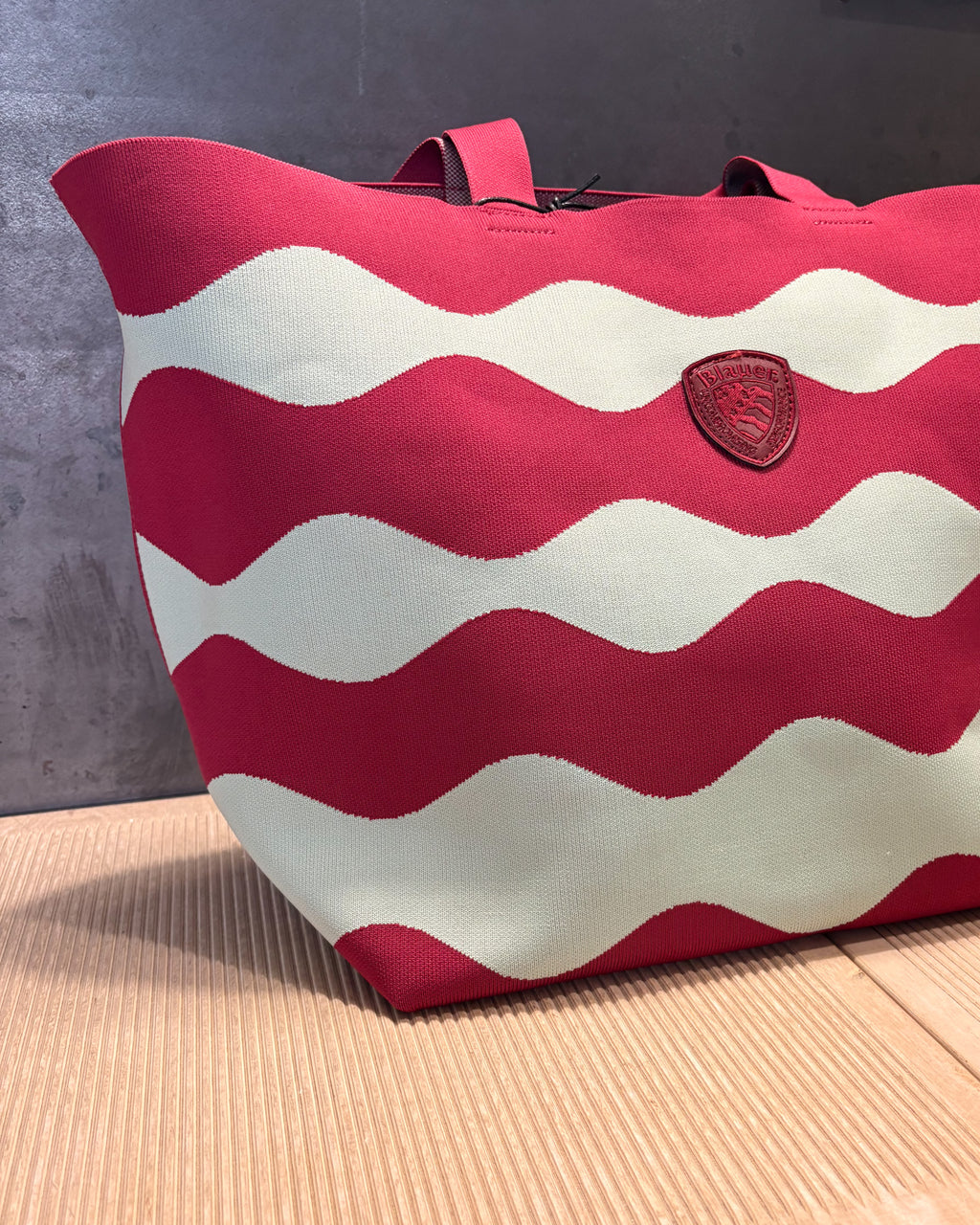 PLÁŽOVÁ PLETENÁ MAXI TAŠKA BLAUER TYPU TOTE BAG