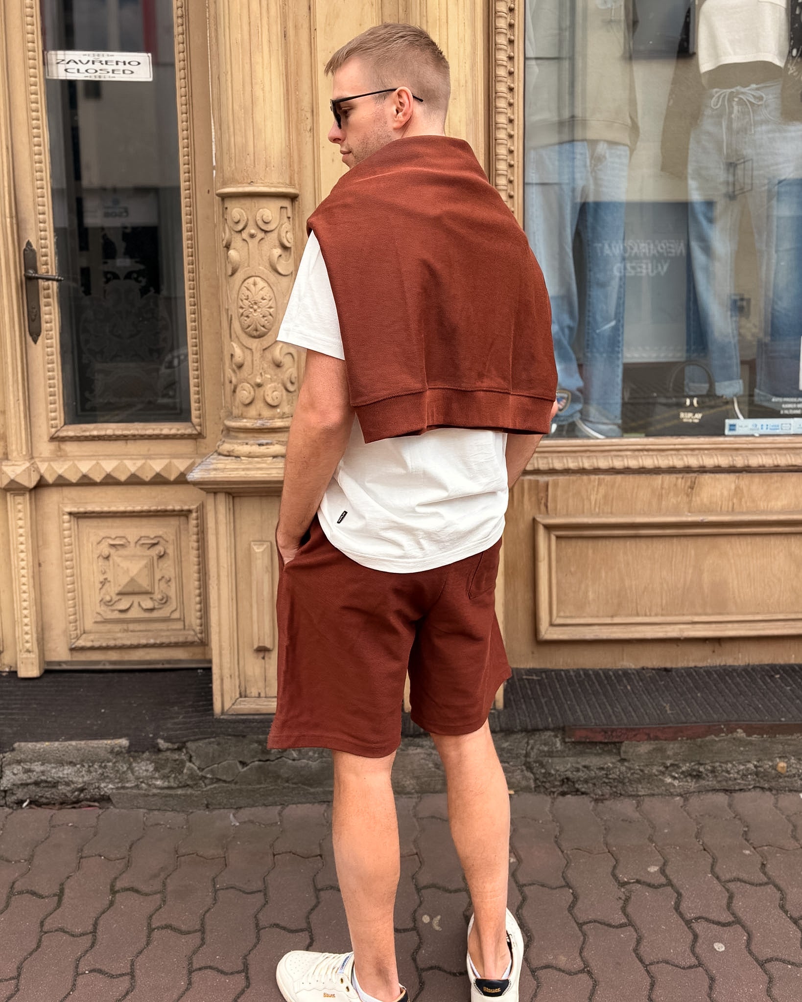 PÁNSKÉ TEPLÁKOVÉ ŠORTKY REPLAY S KLASICKÝM STŘIHEM