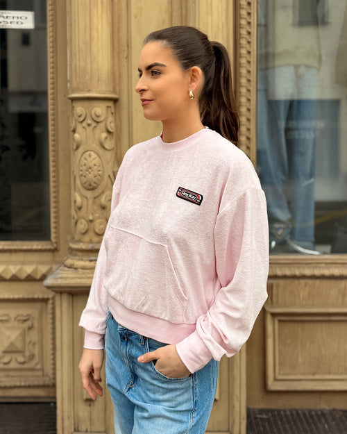 REPLAY WOMEN'S TERRY CLOTH SWEATSHIRT 