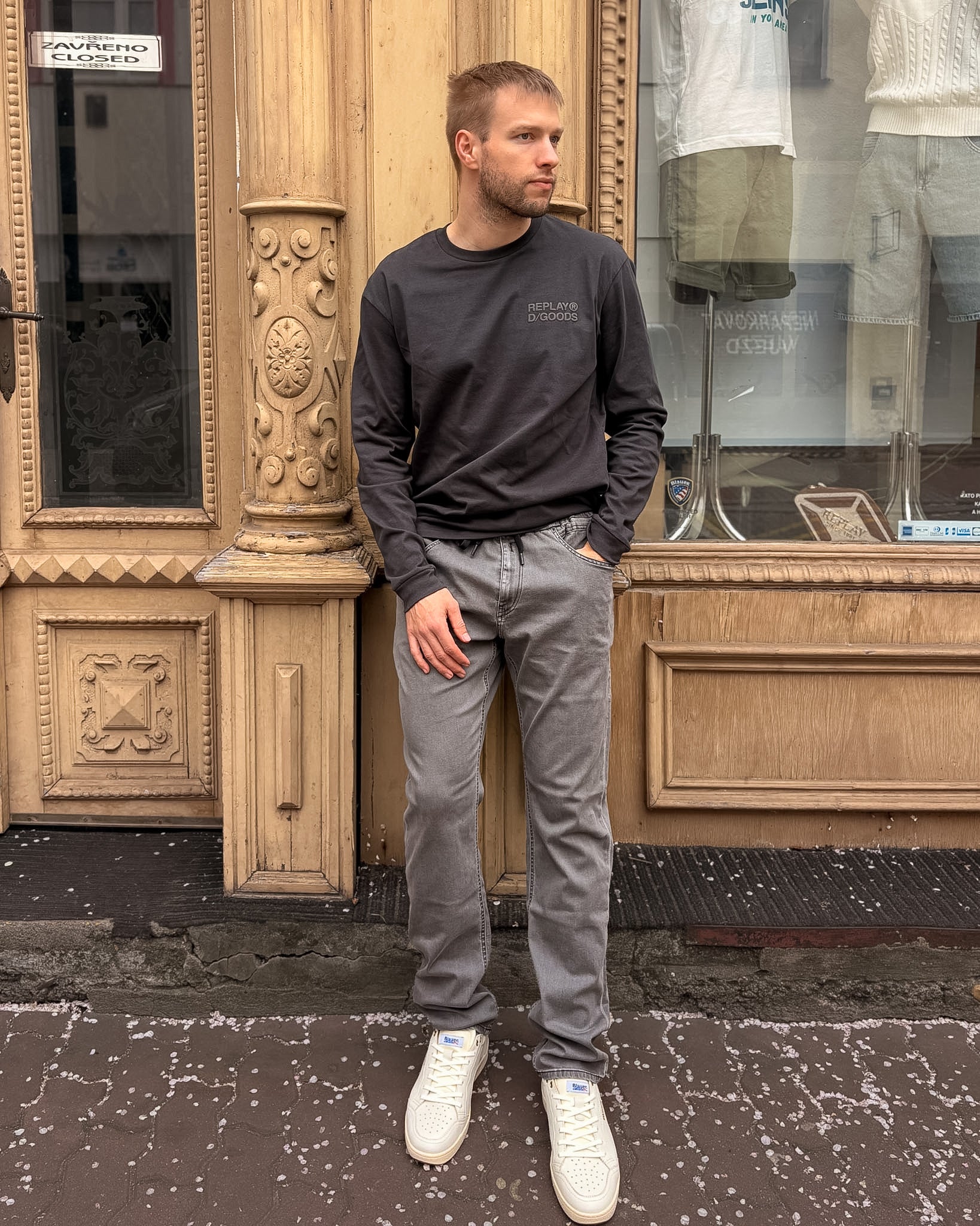 REPLAY PÁNSKÉ DŽÍNY LANNY SLIM-FIT - M1037 .000.885 146